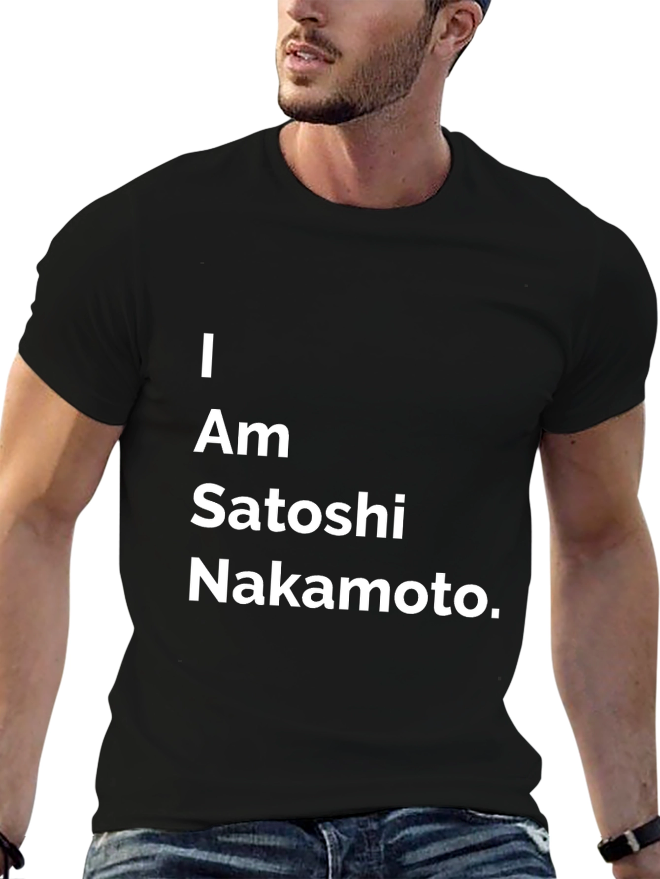 I Am Satoshi Nakamoto Black T-Shirt