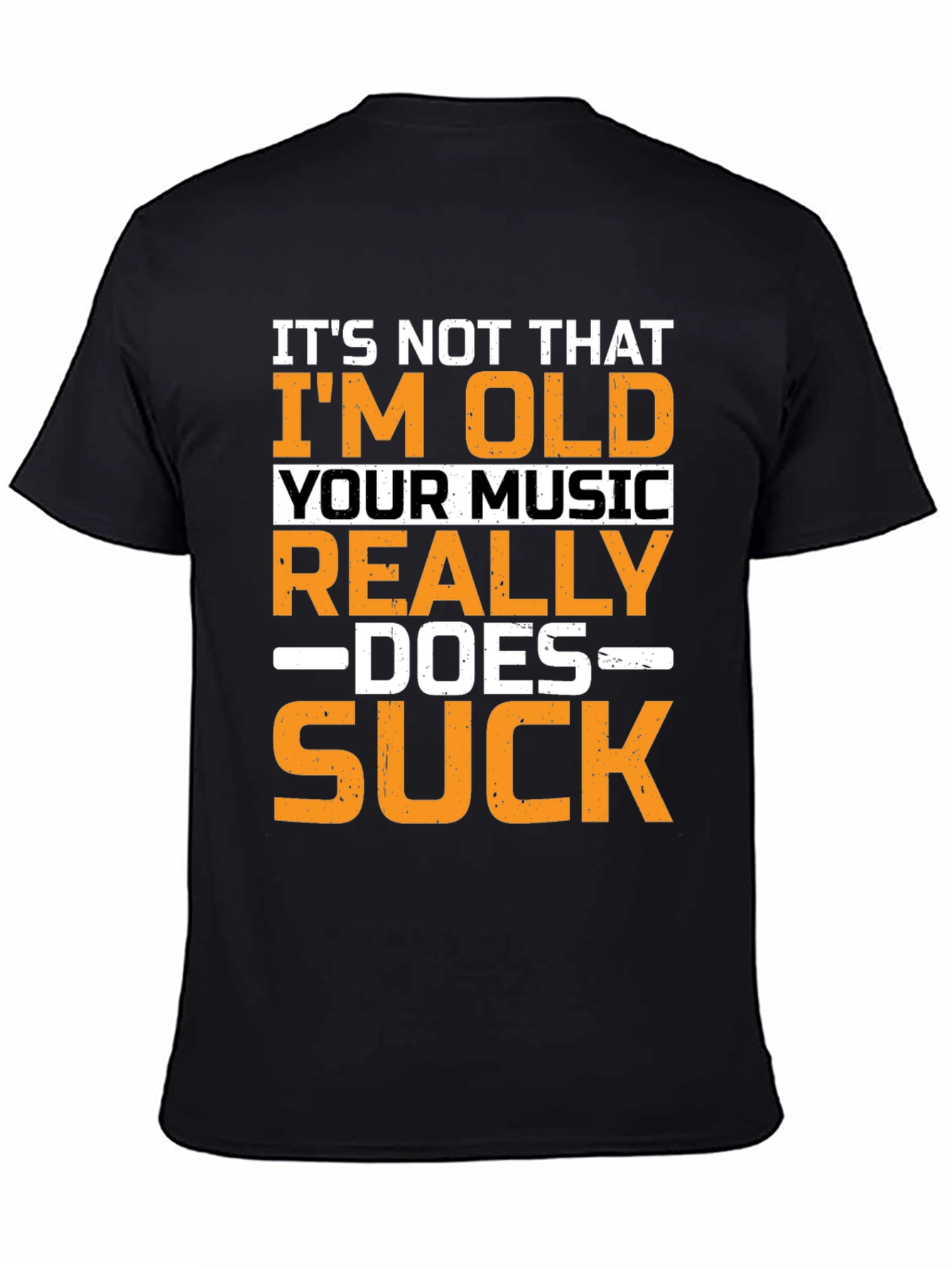 Funny Old Music Sucks T-Shirt