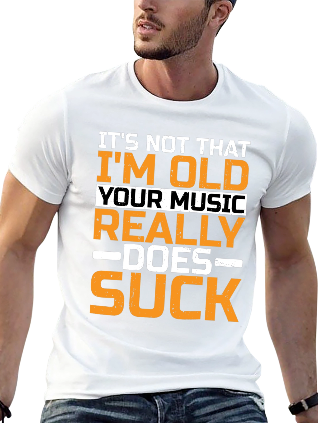 Funny Old Music Sucks T-Shirt
