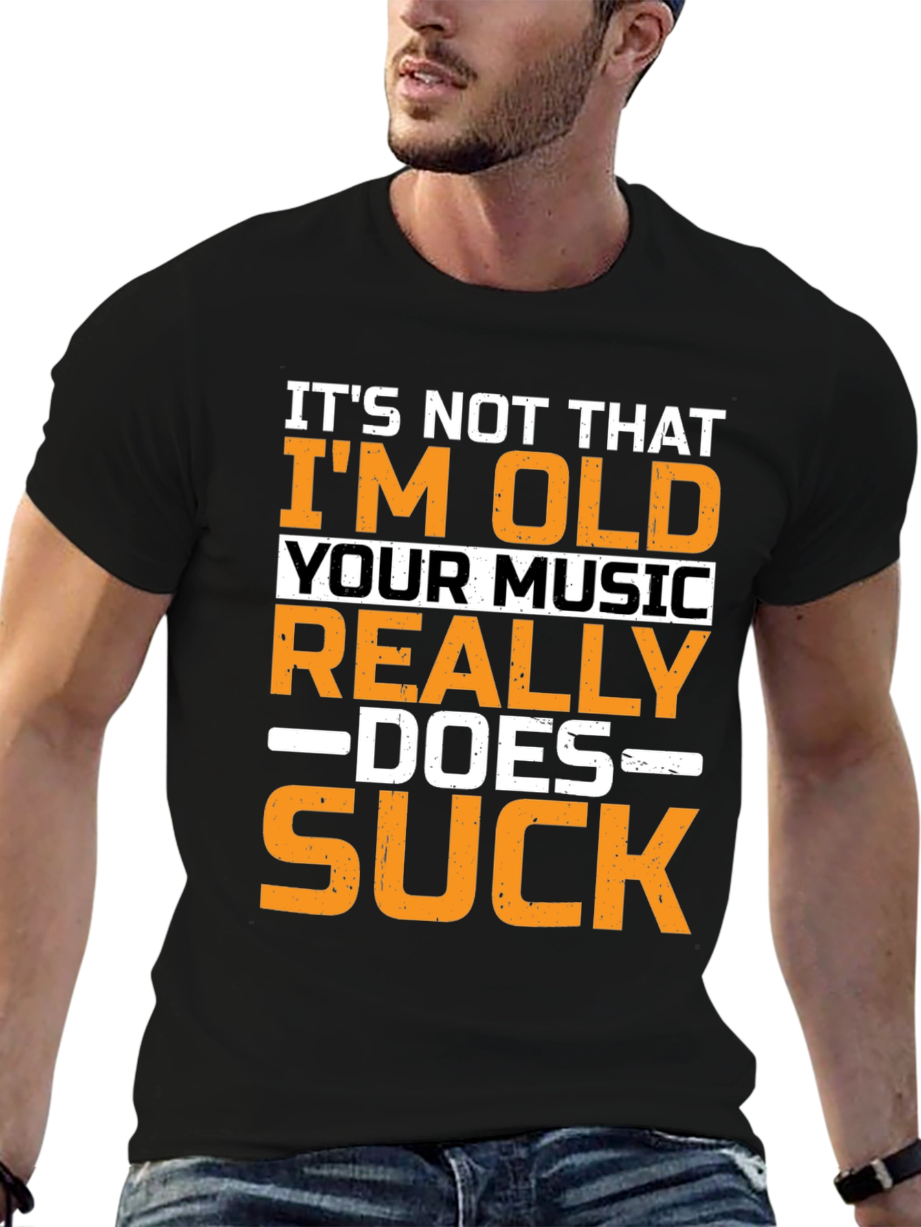 Funny Old Music Sucks T-Shirt
