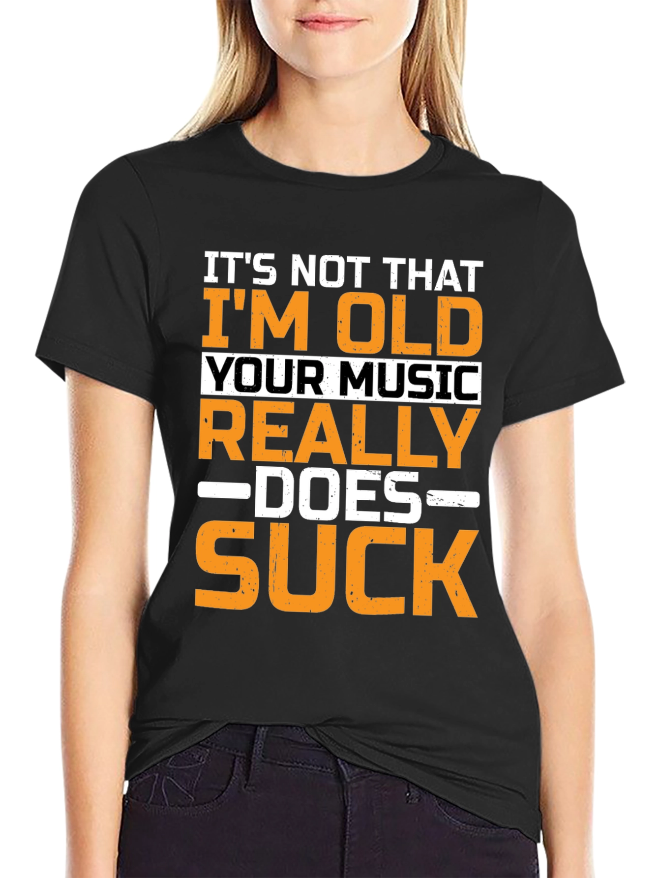 Funny Old Music Sucks T-Shirt
