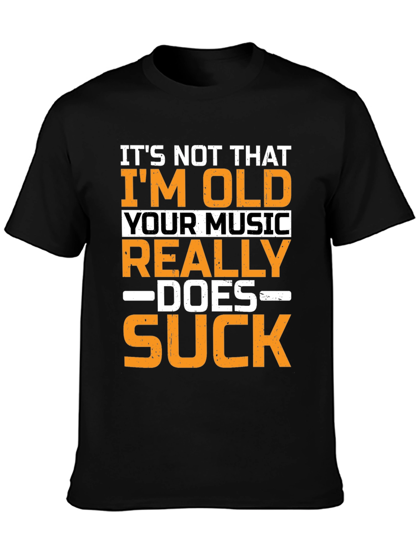 Funny Old Music Sucks T-Shirt