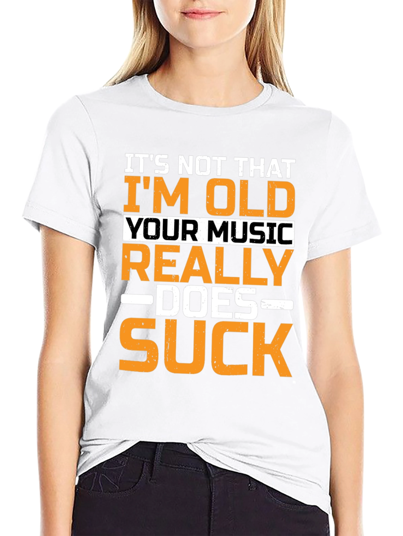 Funny Old Music Sucks T-Shirt
