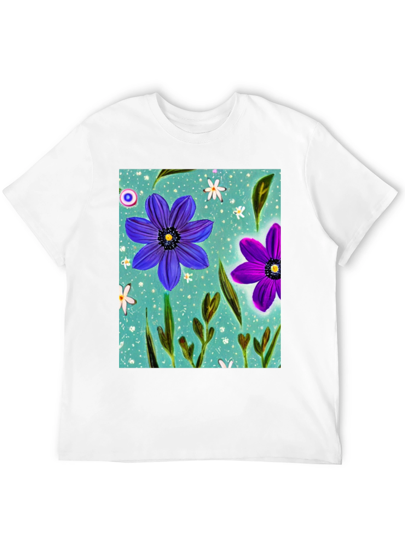 Floral Design T-Shirt