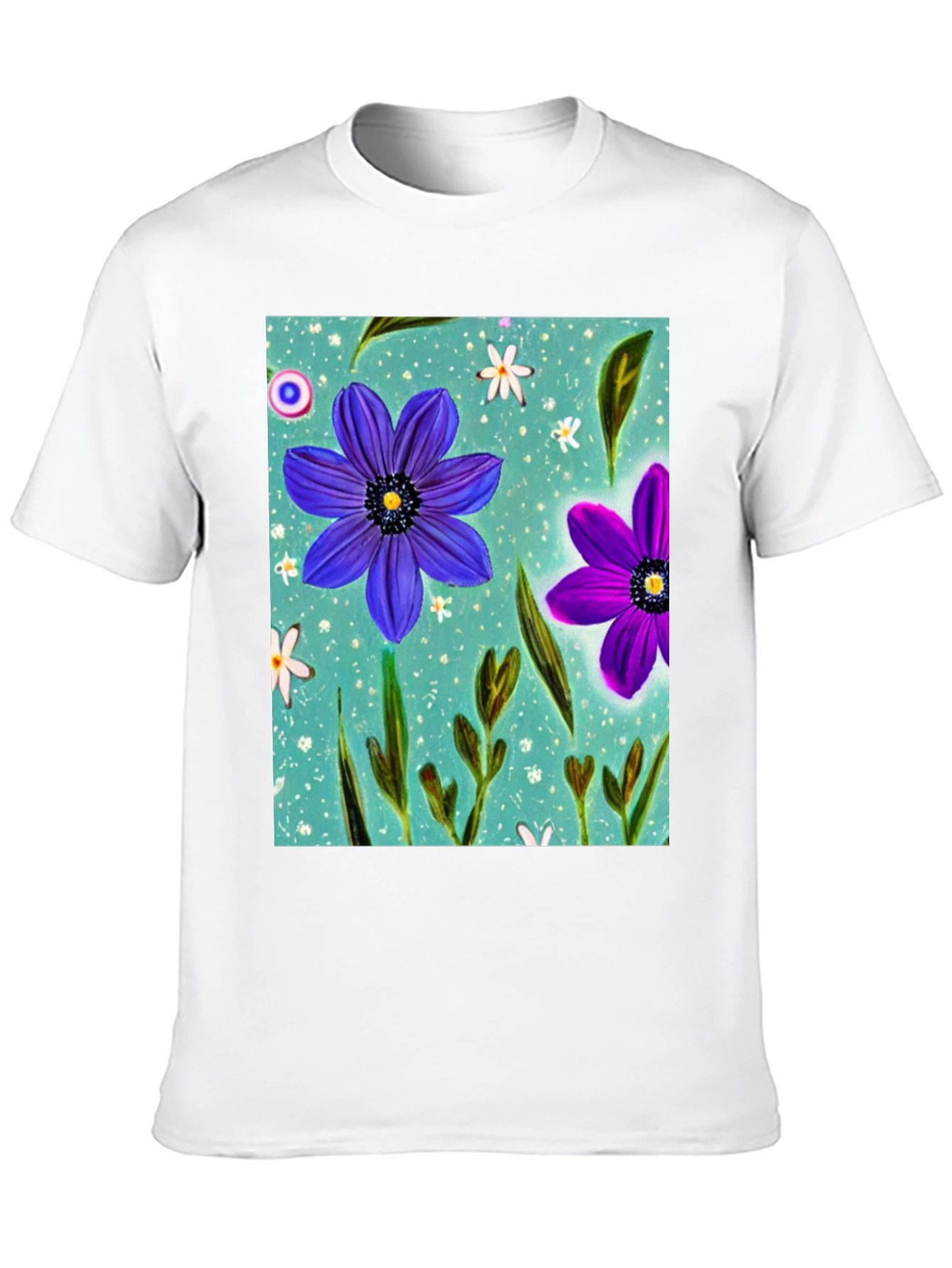 Floral Design T-Shirt