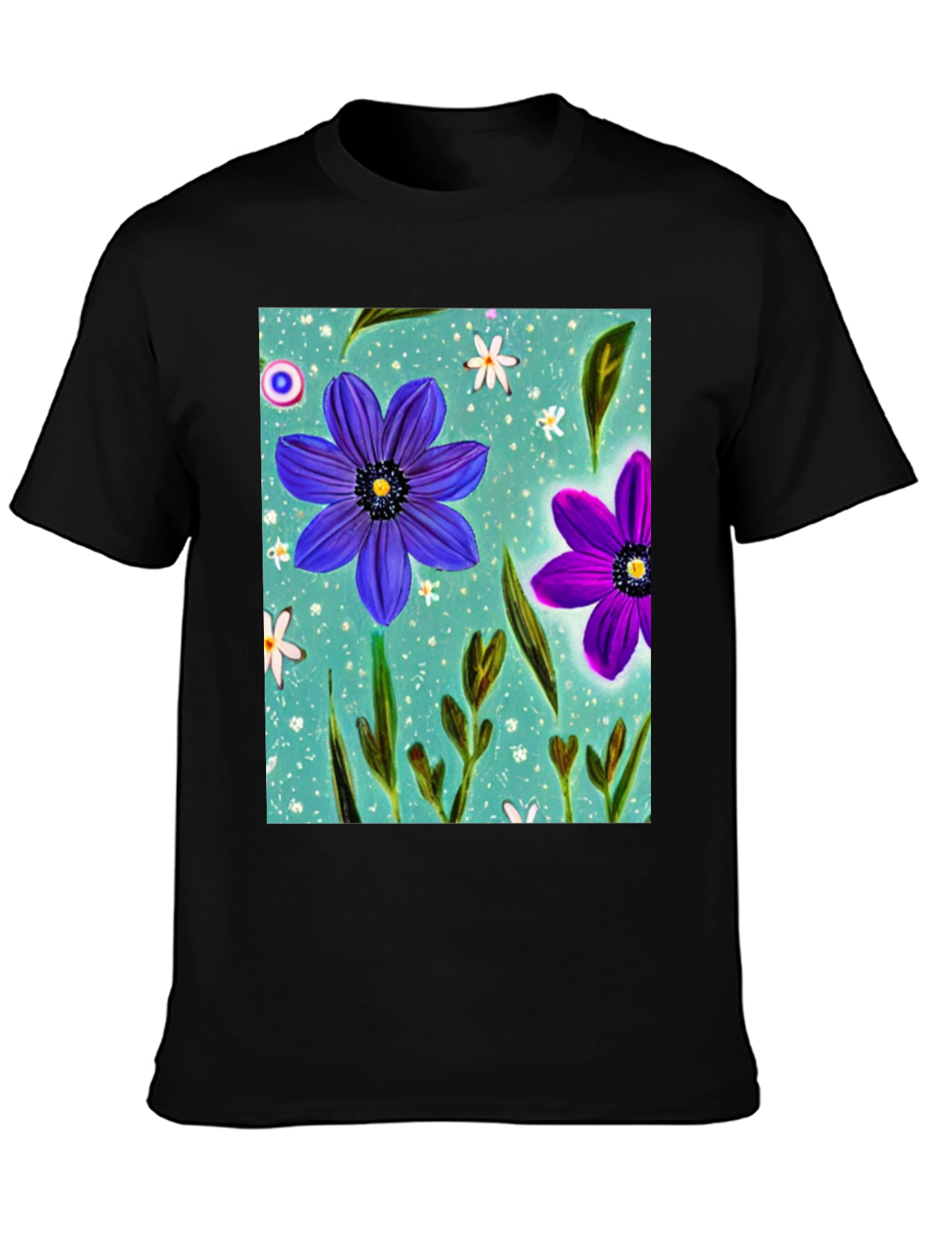 Floral Design T-Shirt