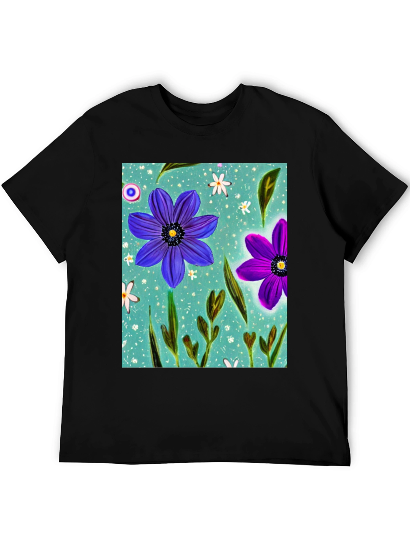 Floral Design T-Shirt