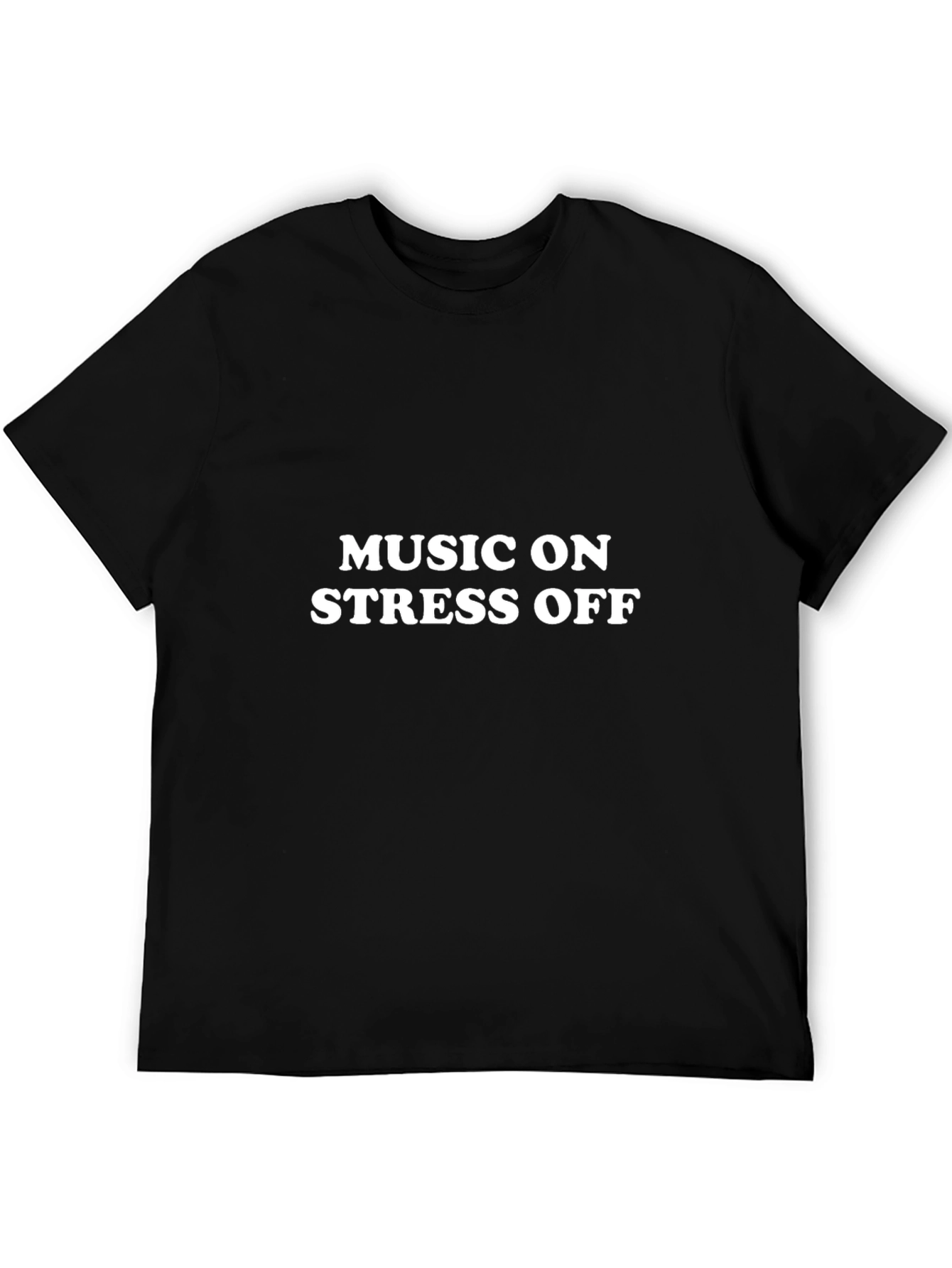 Music On Stress Off Graphic T-Shirt