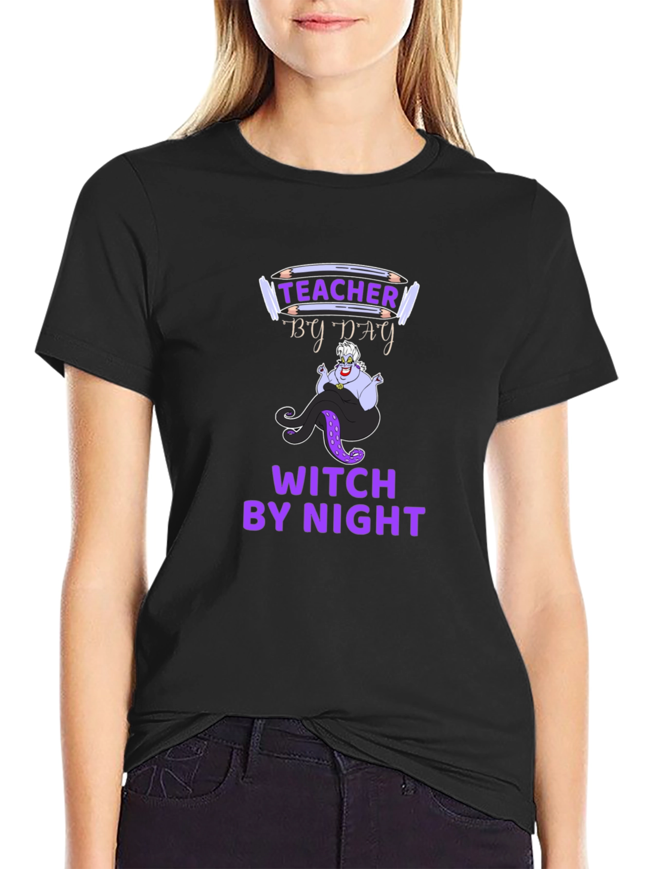 Teacher by Day Witch by Night T-Shirt