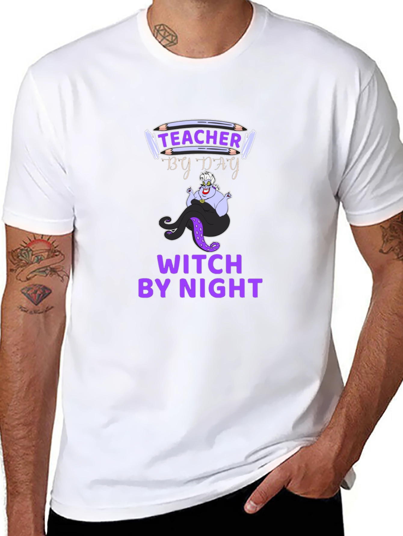 Teacher by Day Witch by Night T-Shirt