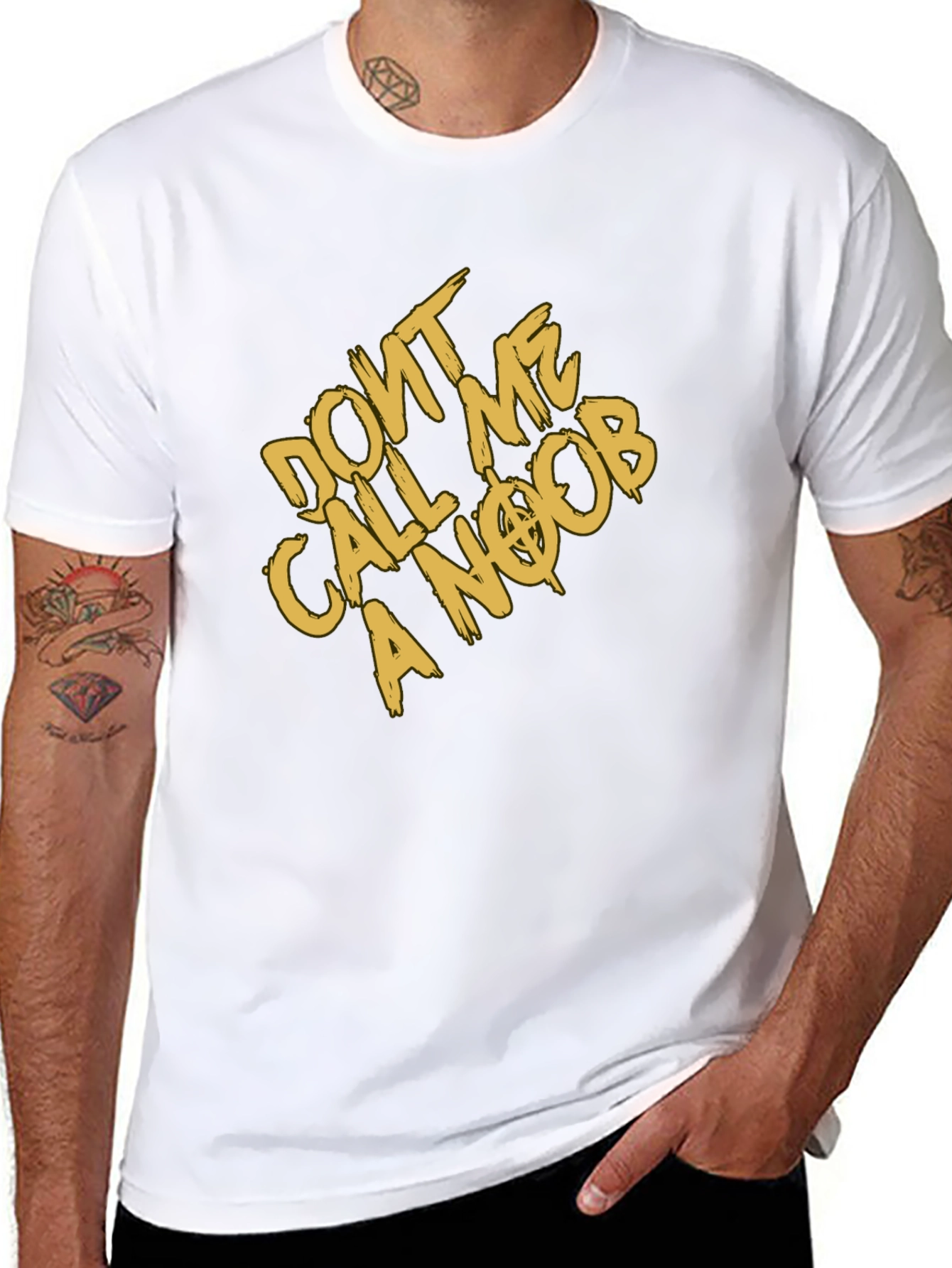 Dont Call Me A Noob Black T-Shirt