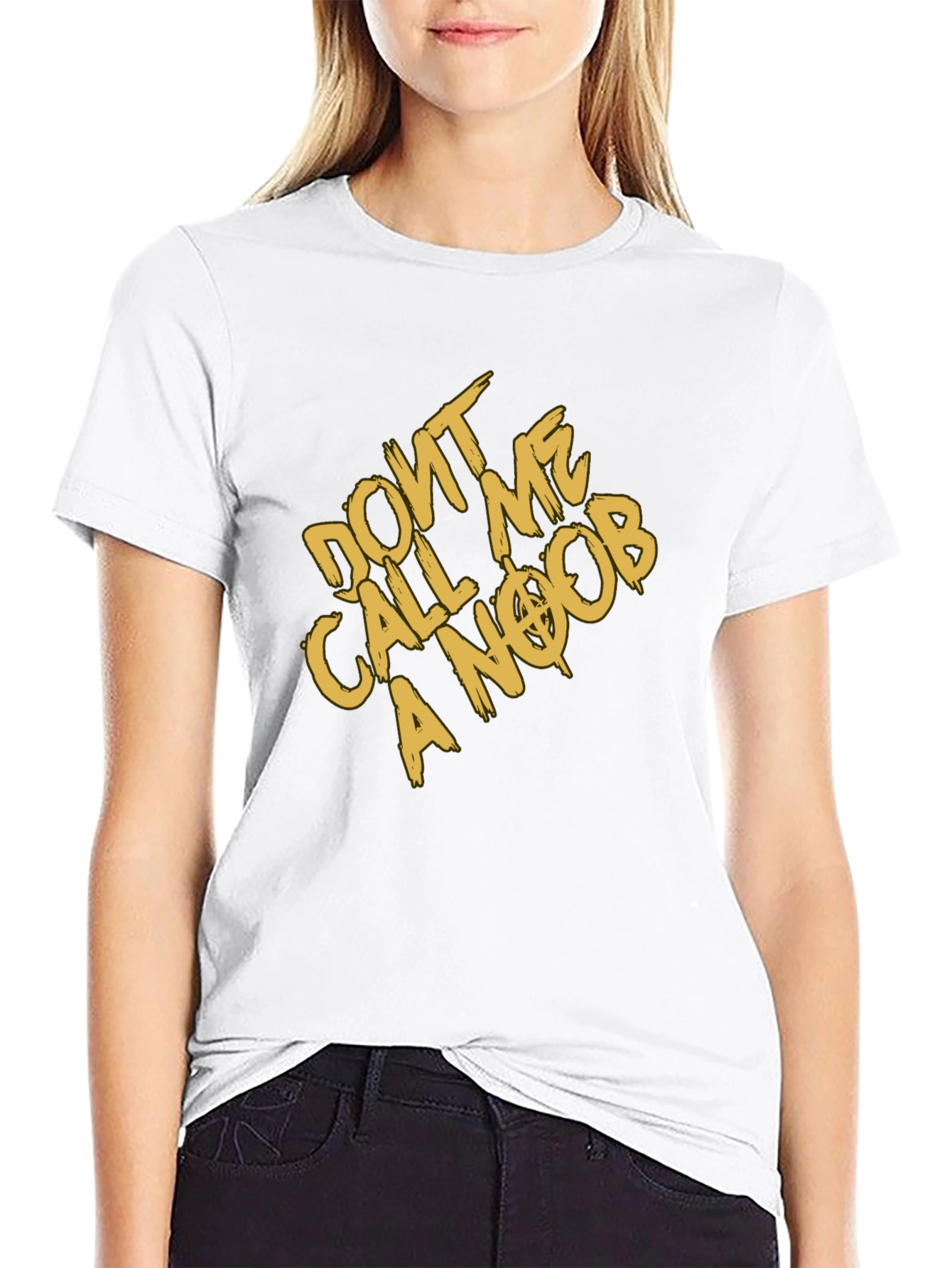 Dont Call Me A Noob Black T-Shirt