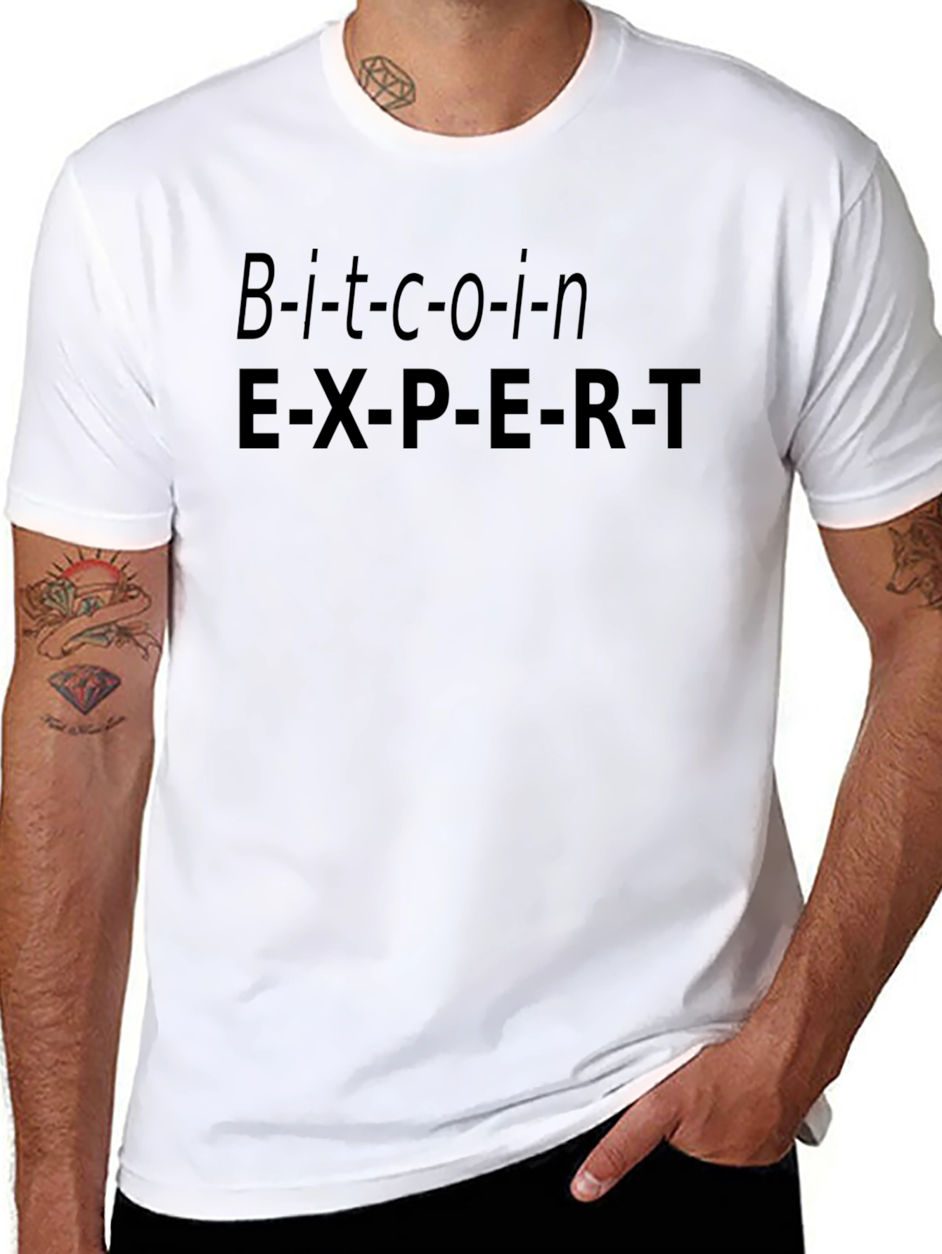 Bitcoin Expert Graphic T-Shirt - Crypto Enthusiast Tee