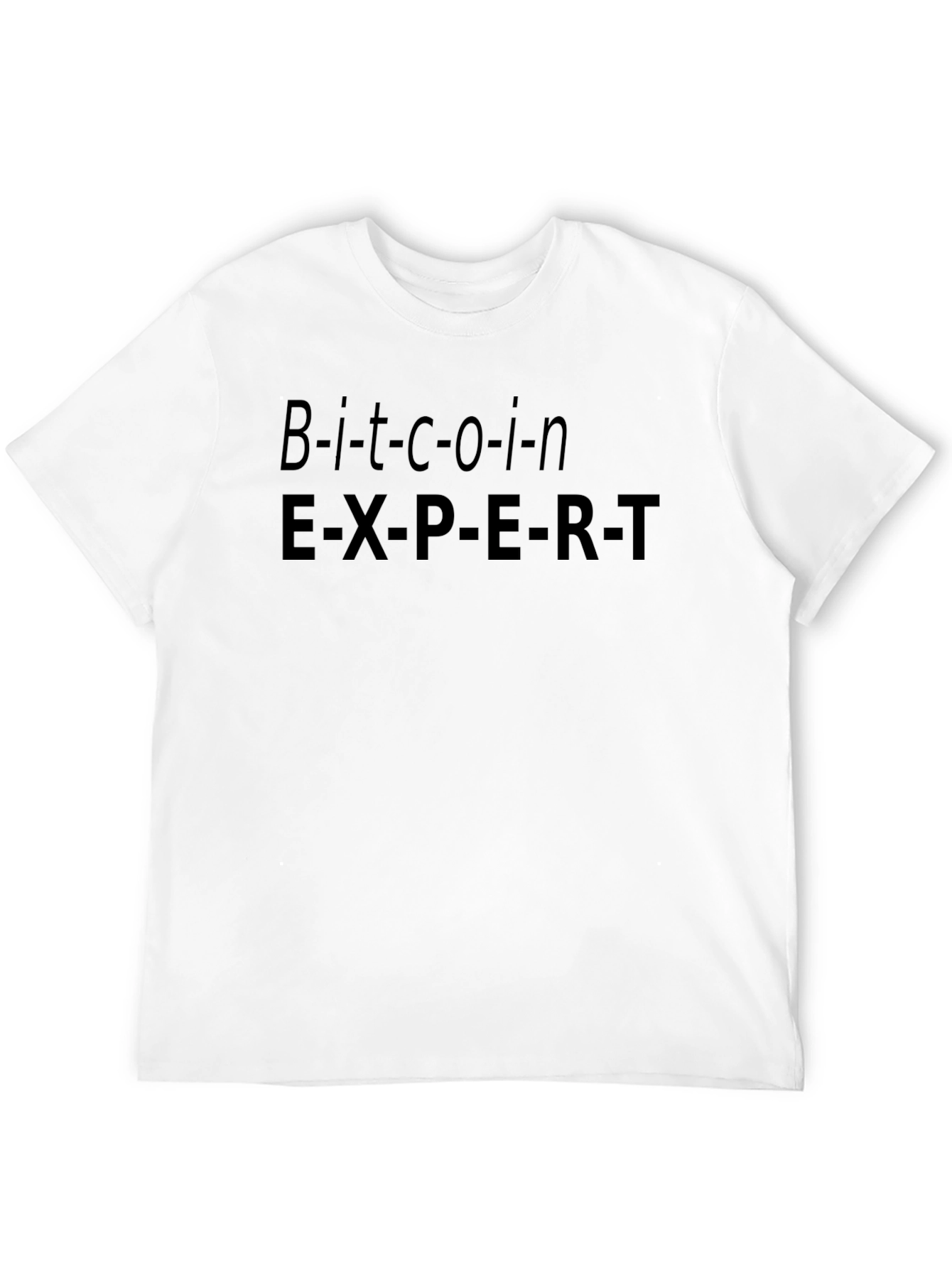 Bitcoin Expert Graphic T-Shirt - Crypto Enthusiast Tee