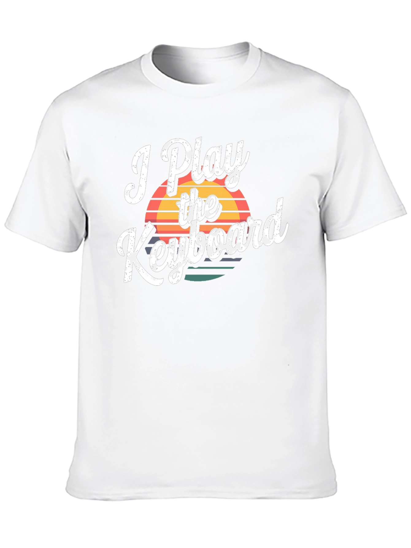 I Play the Keyboard Black T-Shirt