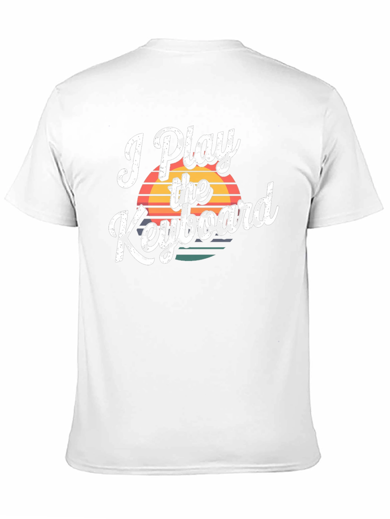 I Play the Keyboard Black T-Shirt