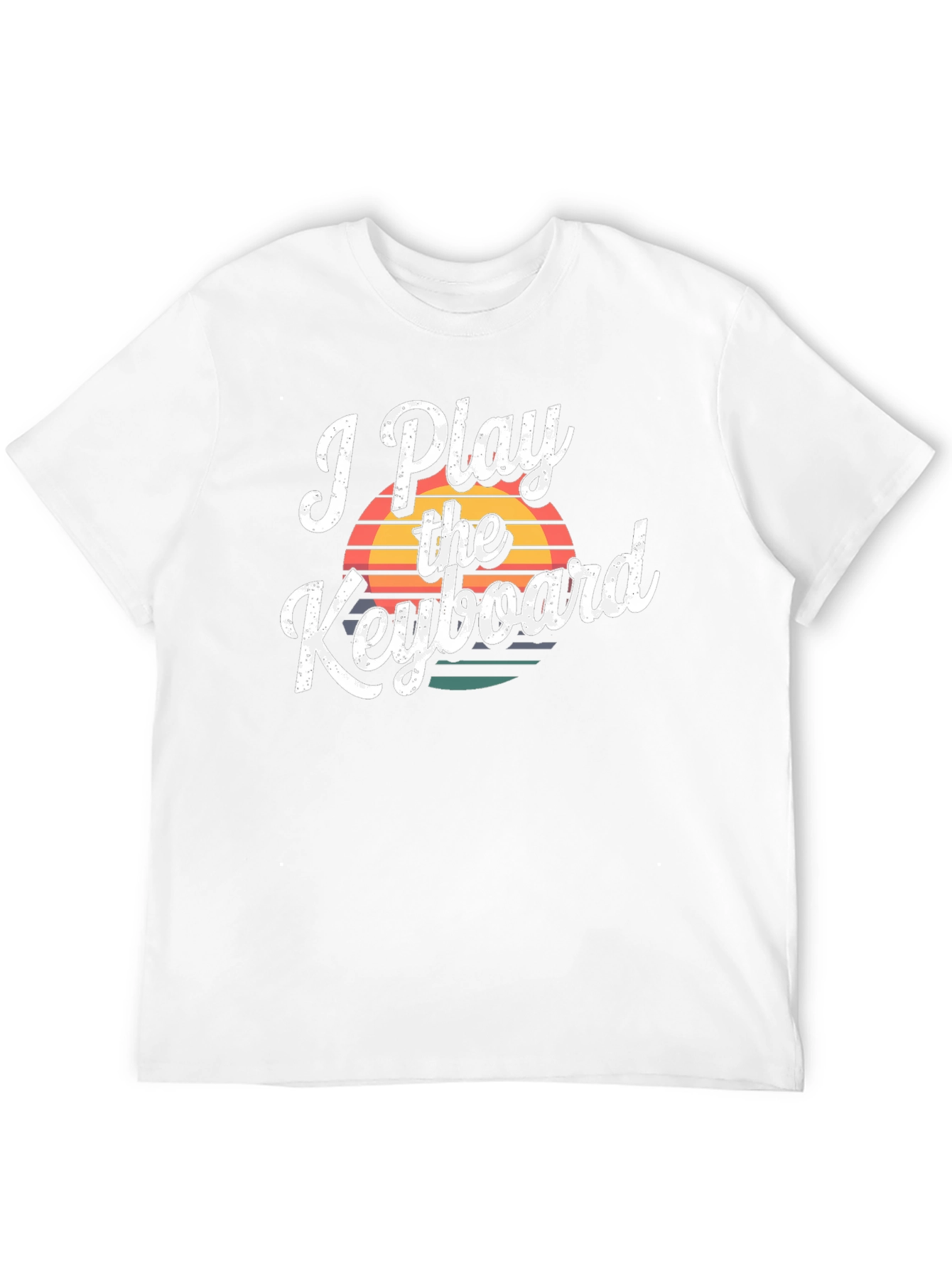 I Play the Keyboard Black T-Shirt