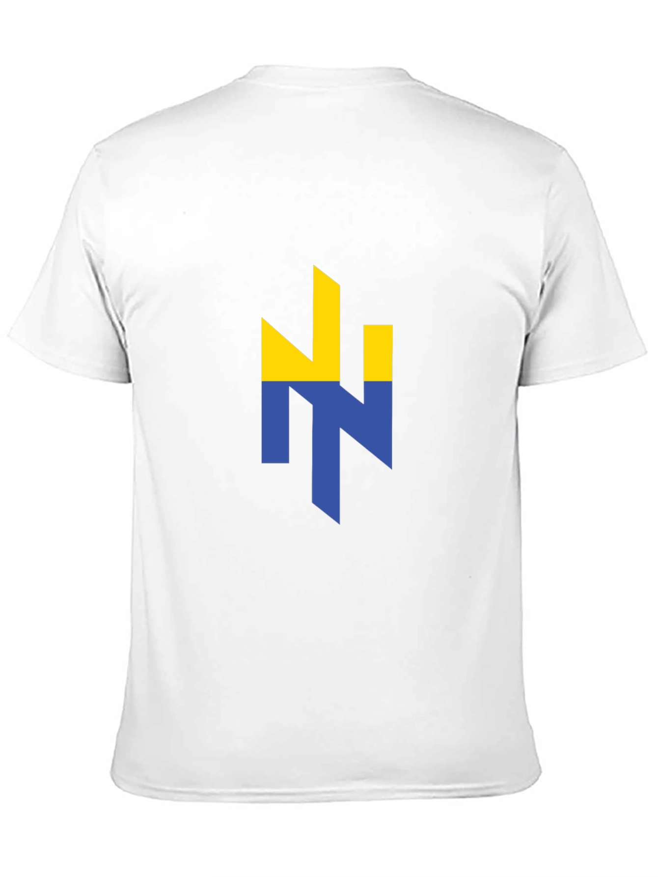Ukraine Flag Logo Black Graphic T-Shirt