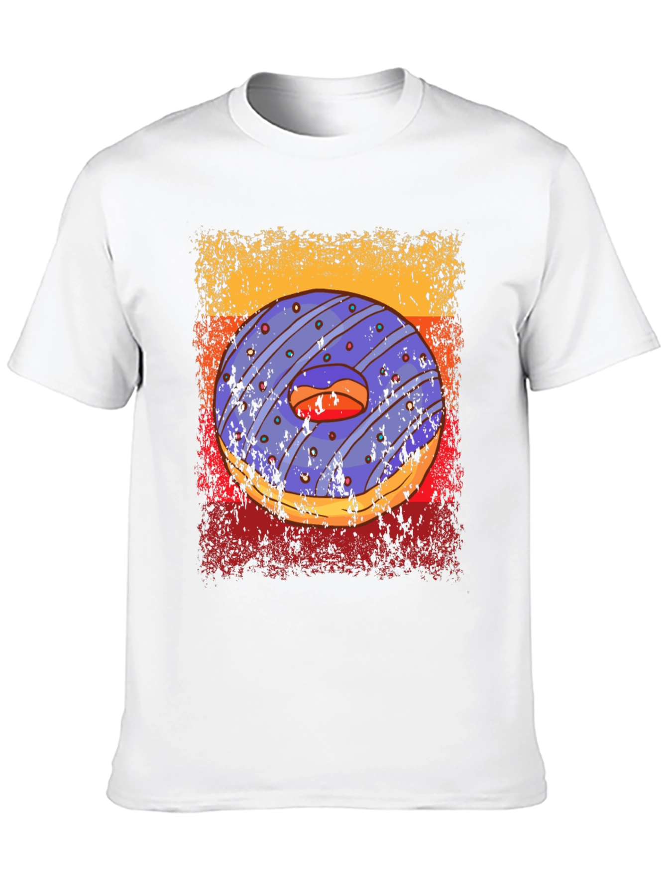 Donut Graphic T-Shirt - Edgy Streetwear Style