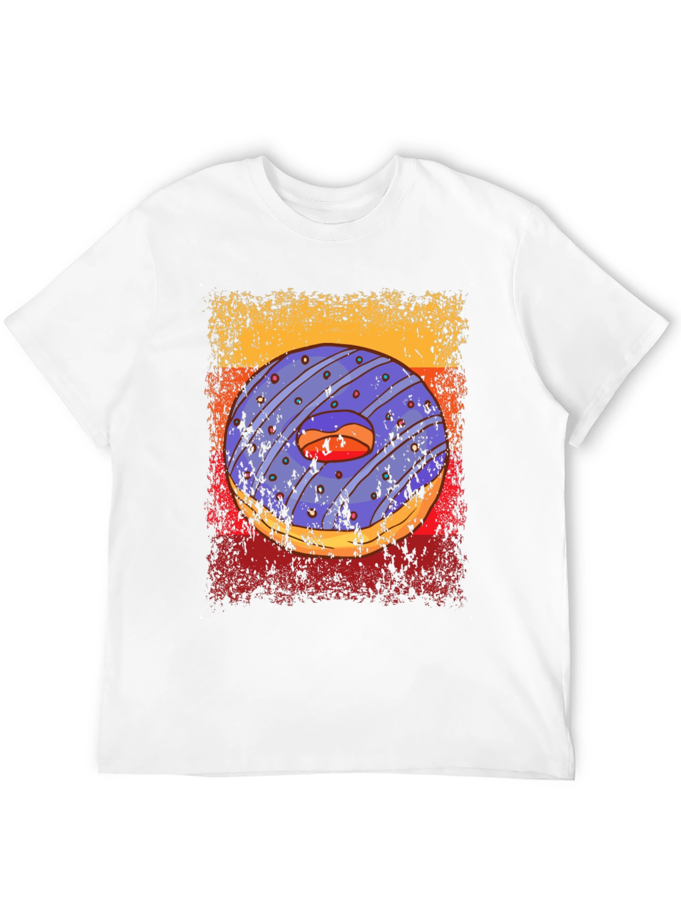 Donut Graphic T-Shirt - Edgy Streetwear Style