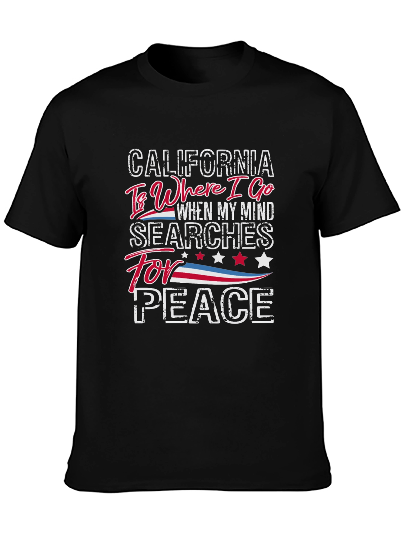California Peace Graphic Tee