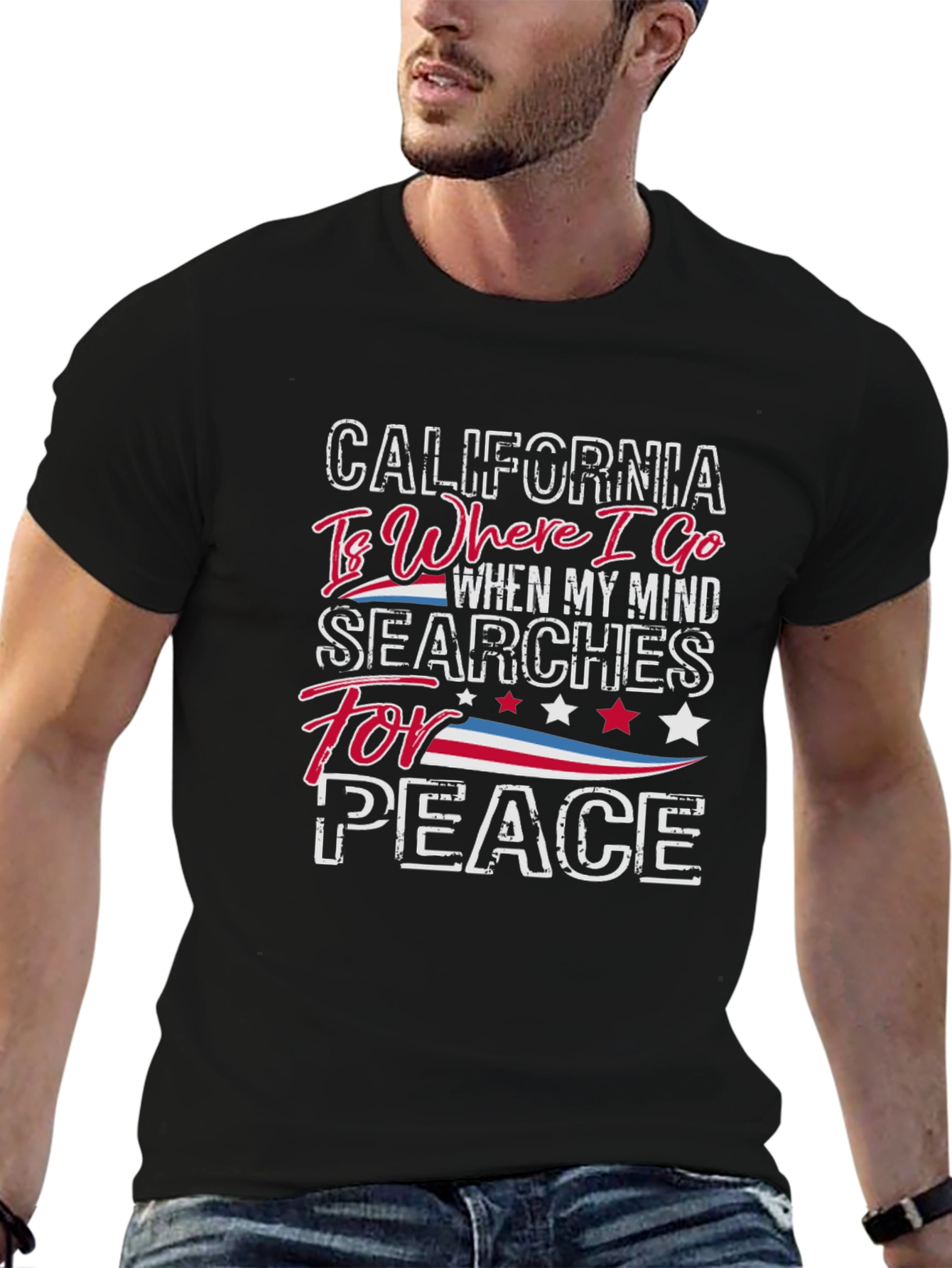 California Peace Graphic Tee
