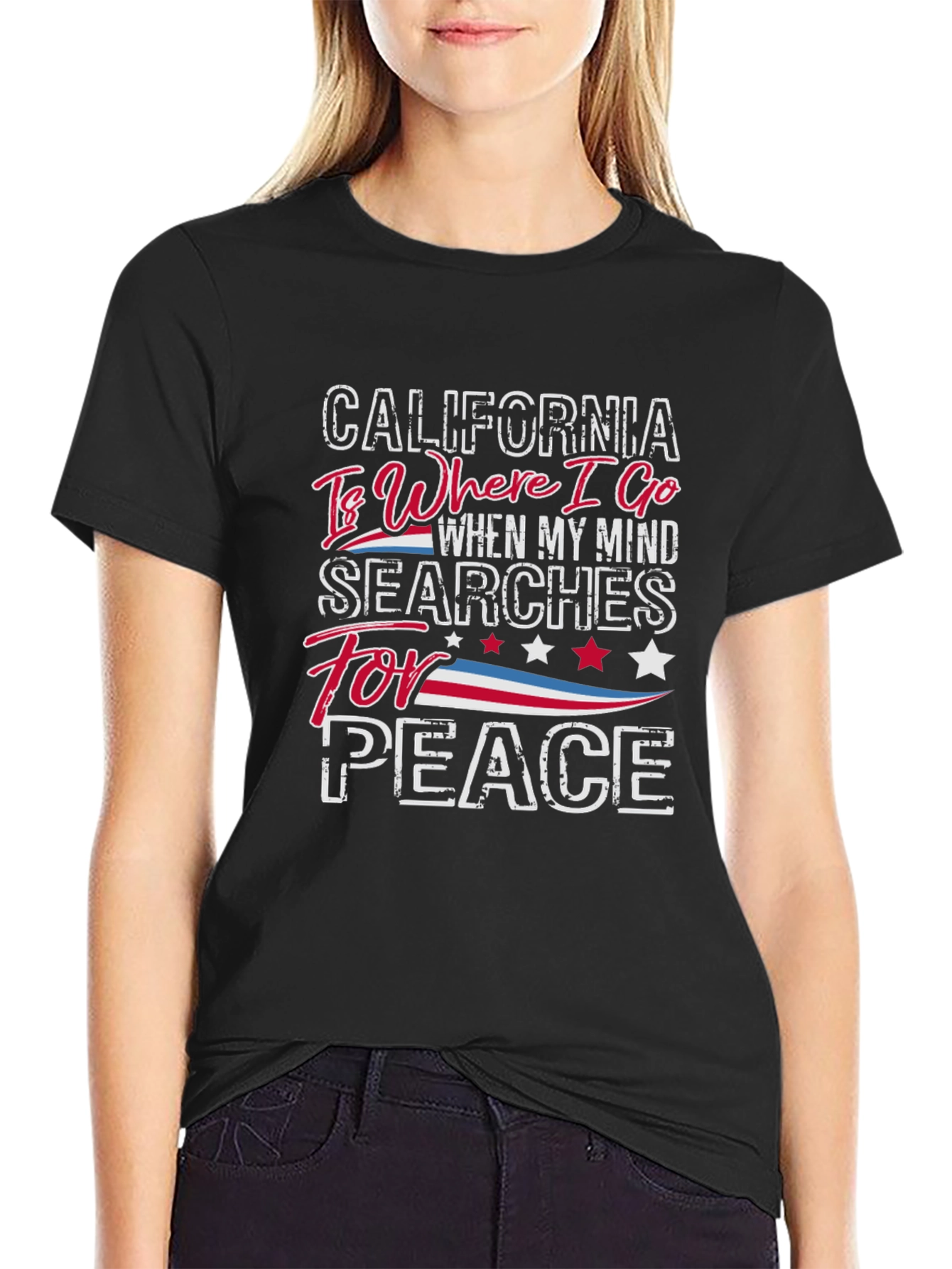 California Peace Graphic Tee