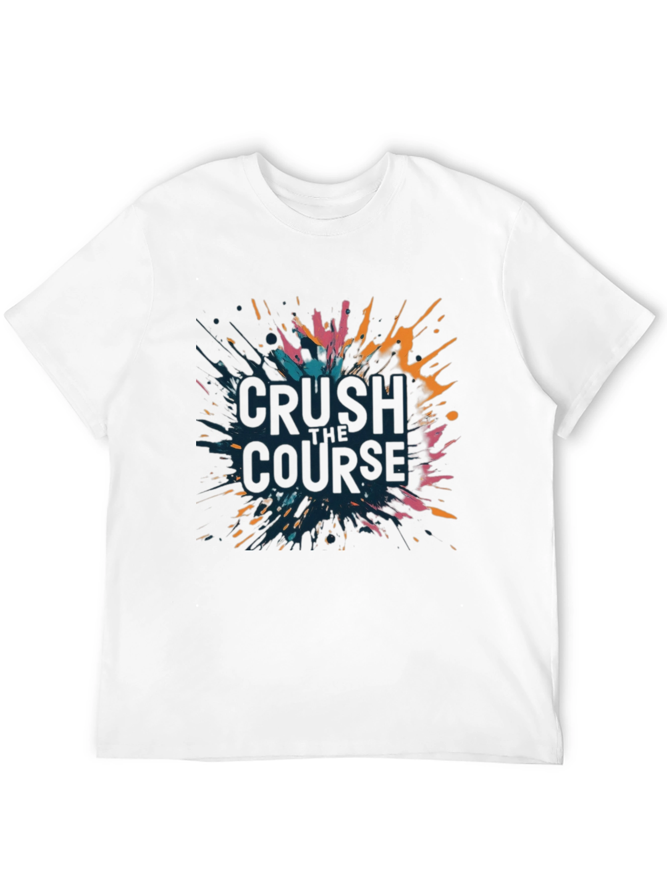 Crush the Course Graphic Tee - Black
