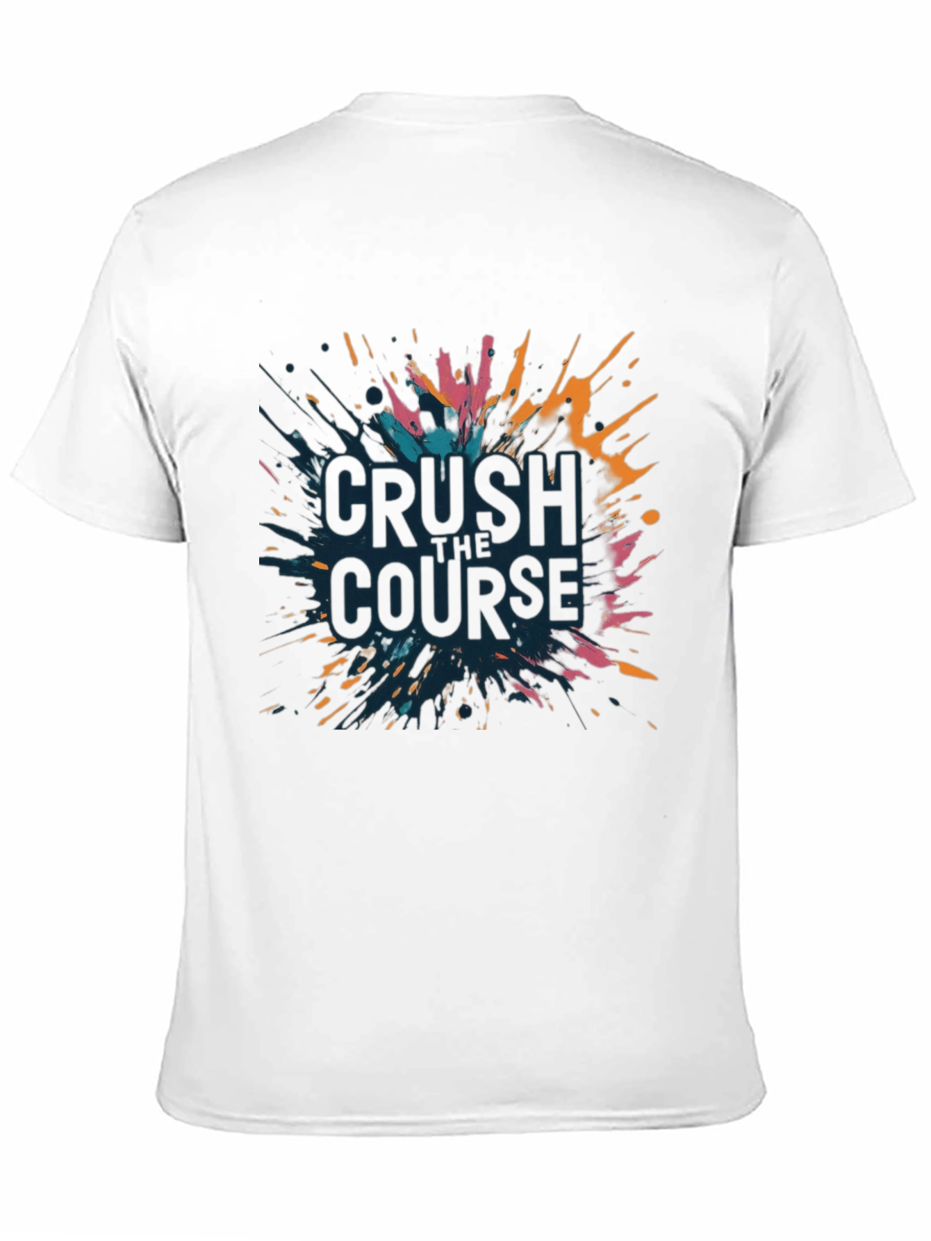 Crush the Course Graphic Tee - Black