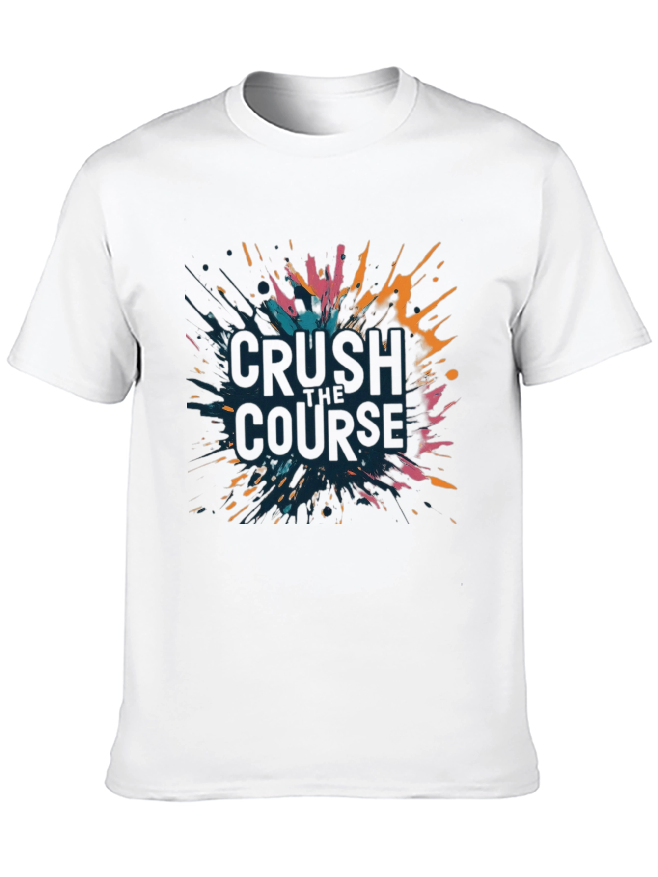 Crush the Course Graphic Tee - Black