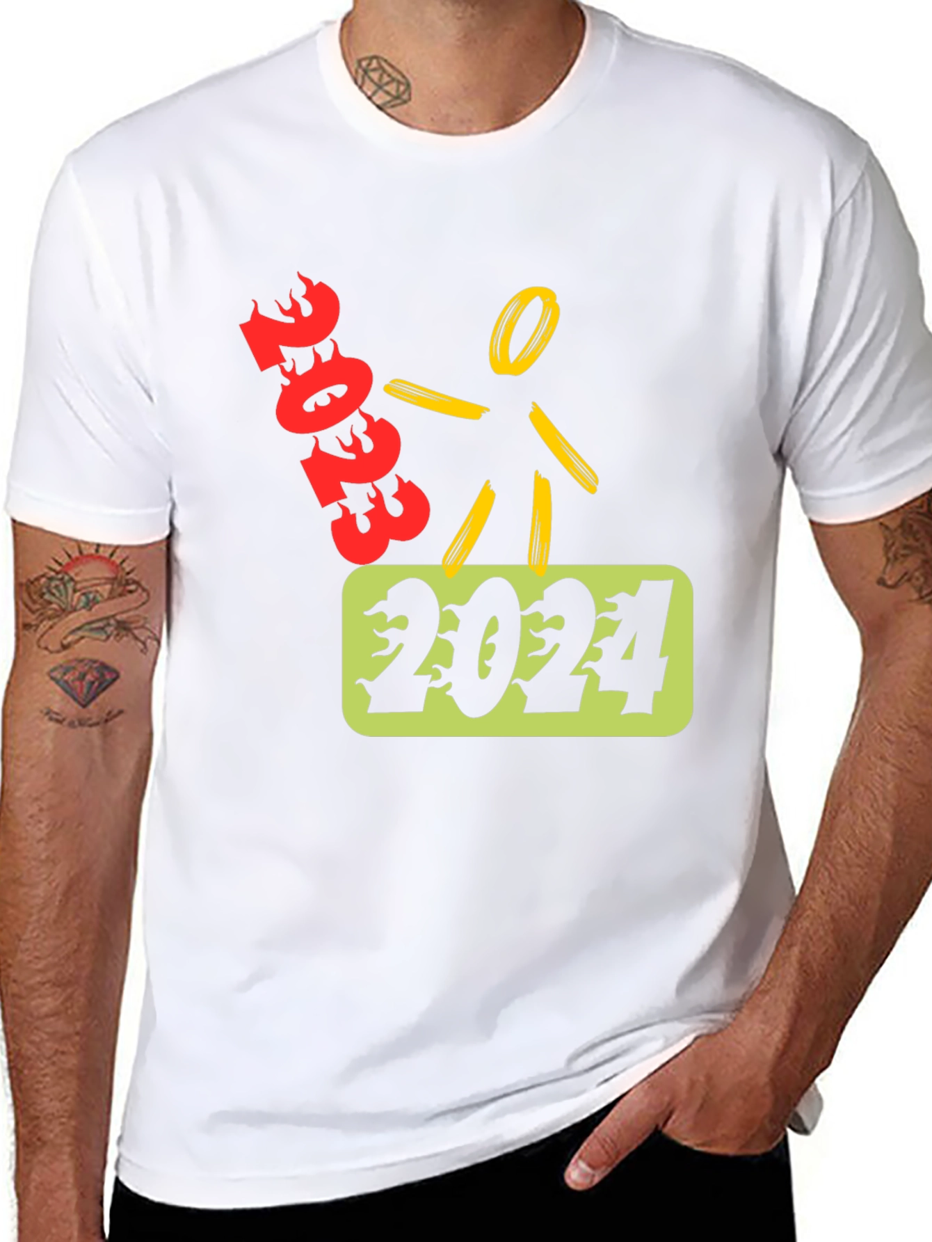 New Year 2024 T-Shirt - Bye Bye 2023