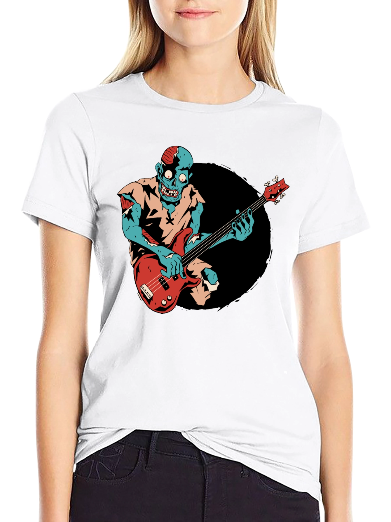 Zombie Bassist Graphic Tee