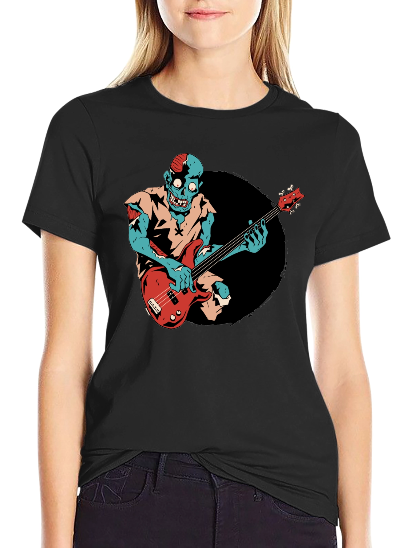Zombie Bassist Graphic Tee