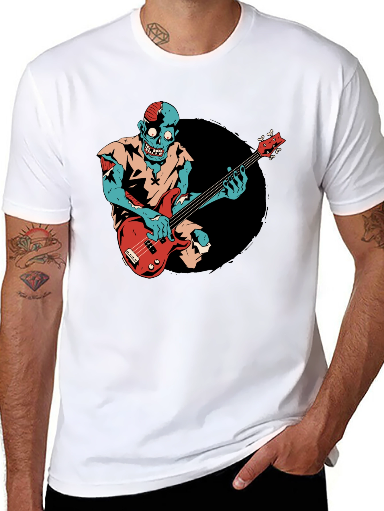 Zombie Bassist Graphic Tee