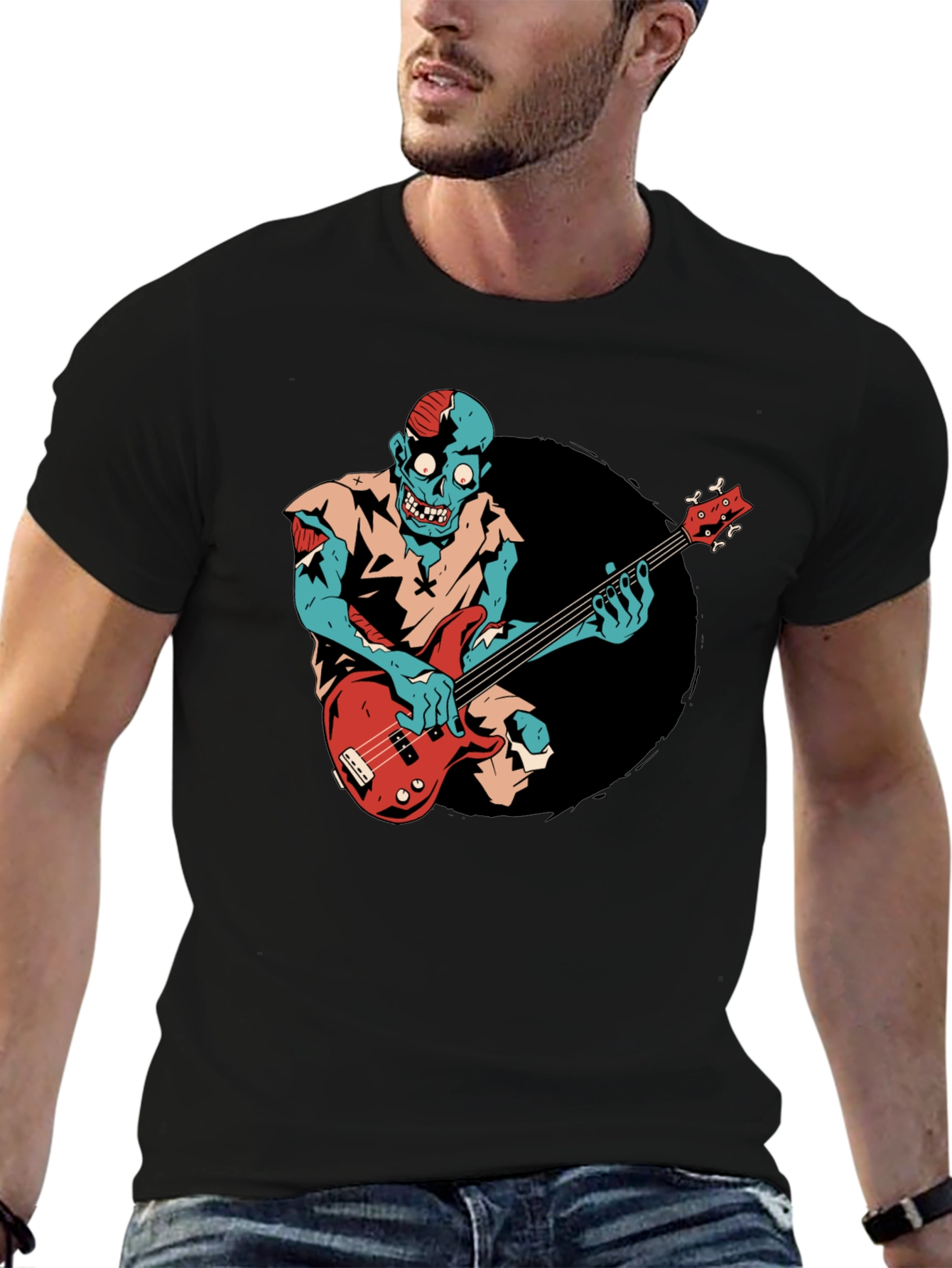 Zombie Bassist Graphic Tee