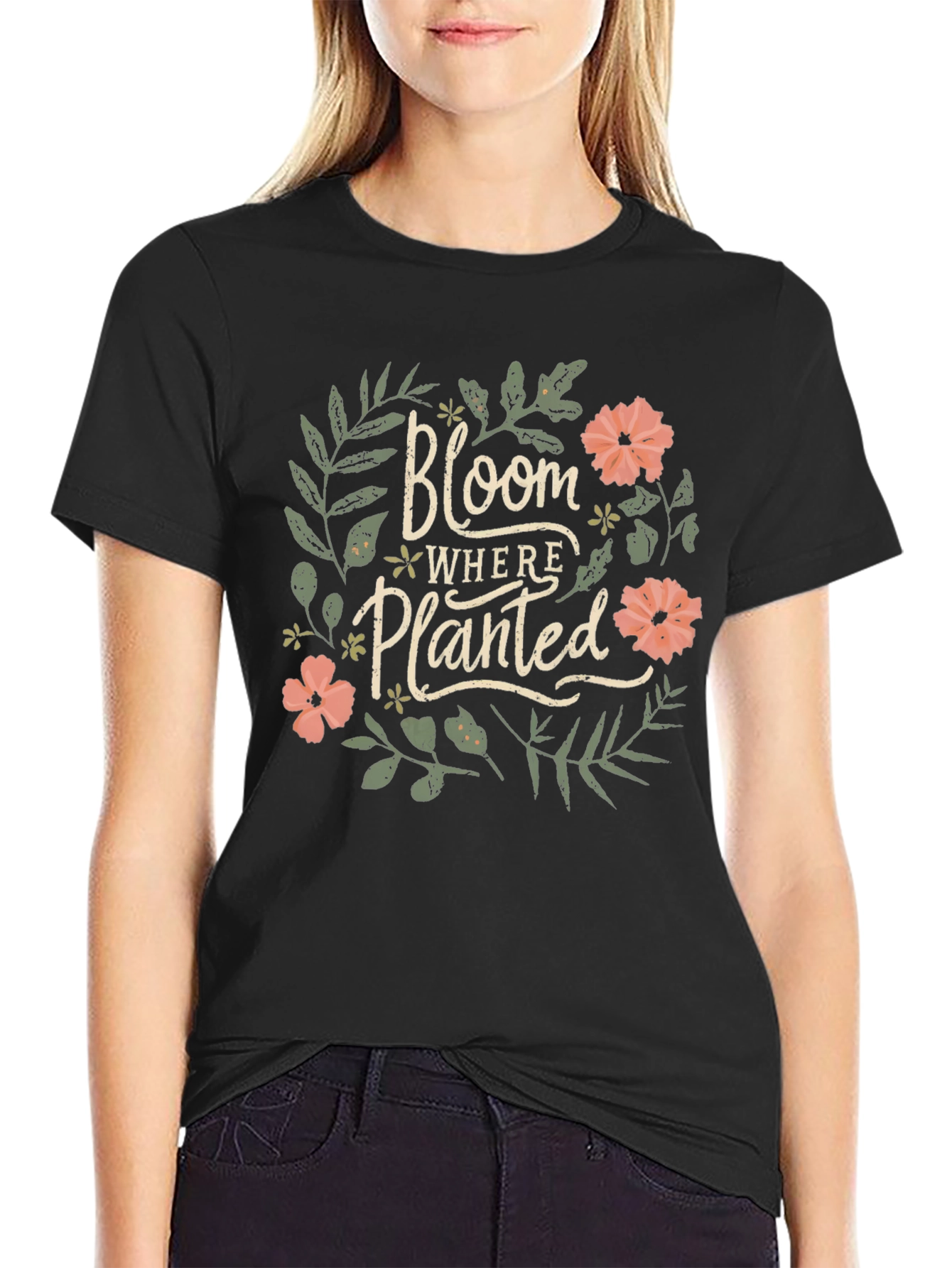 Bloom Where Planted Graphic T-Shirt