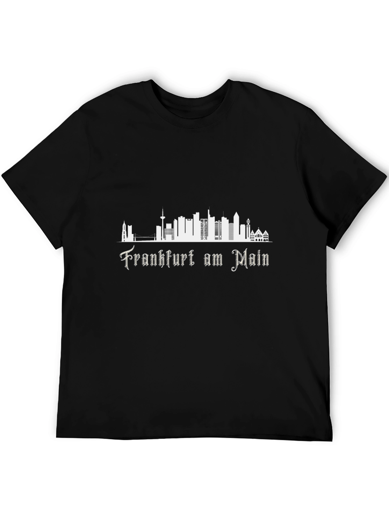 Frankfurt Skyline Graphic Tee - Stylish Cityscape Shirt