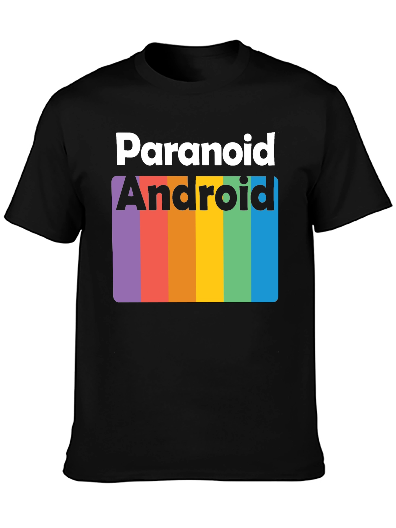 Paranoid Android Rainbow T-Shirt