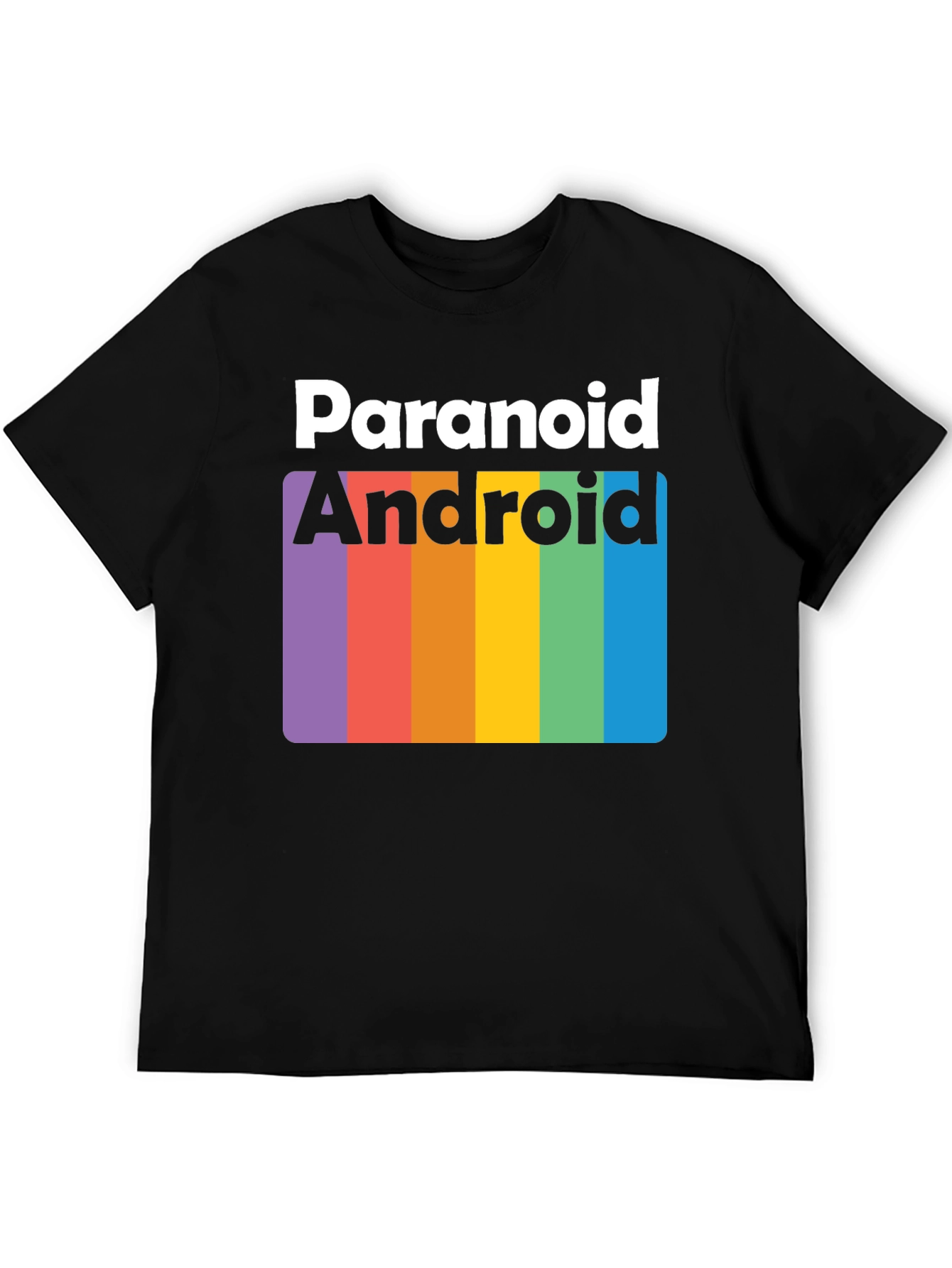 Paranoid Android Rainbow T-Shirt