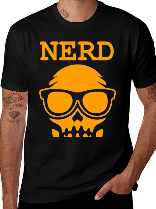 Nerd Skull T-Shirt - Geek Chic Tee