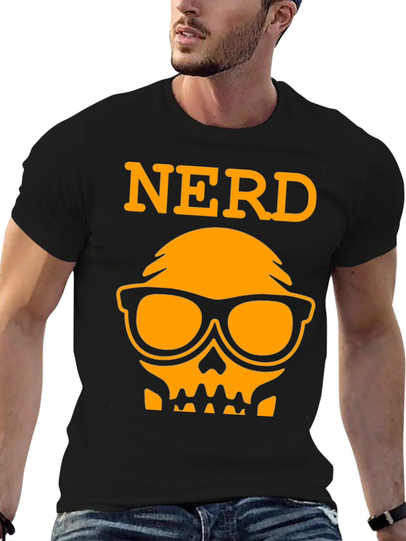 Nerd Skull T-Shirt - Geek Chic Tee