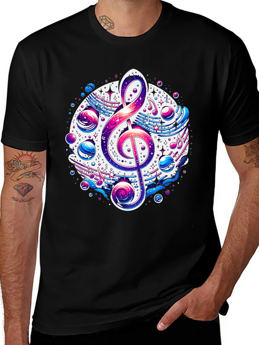 Treble Clef Graphic Tee - Music Lovers Shirt