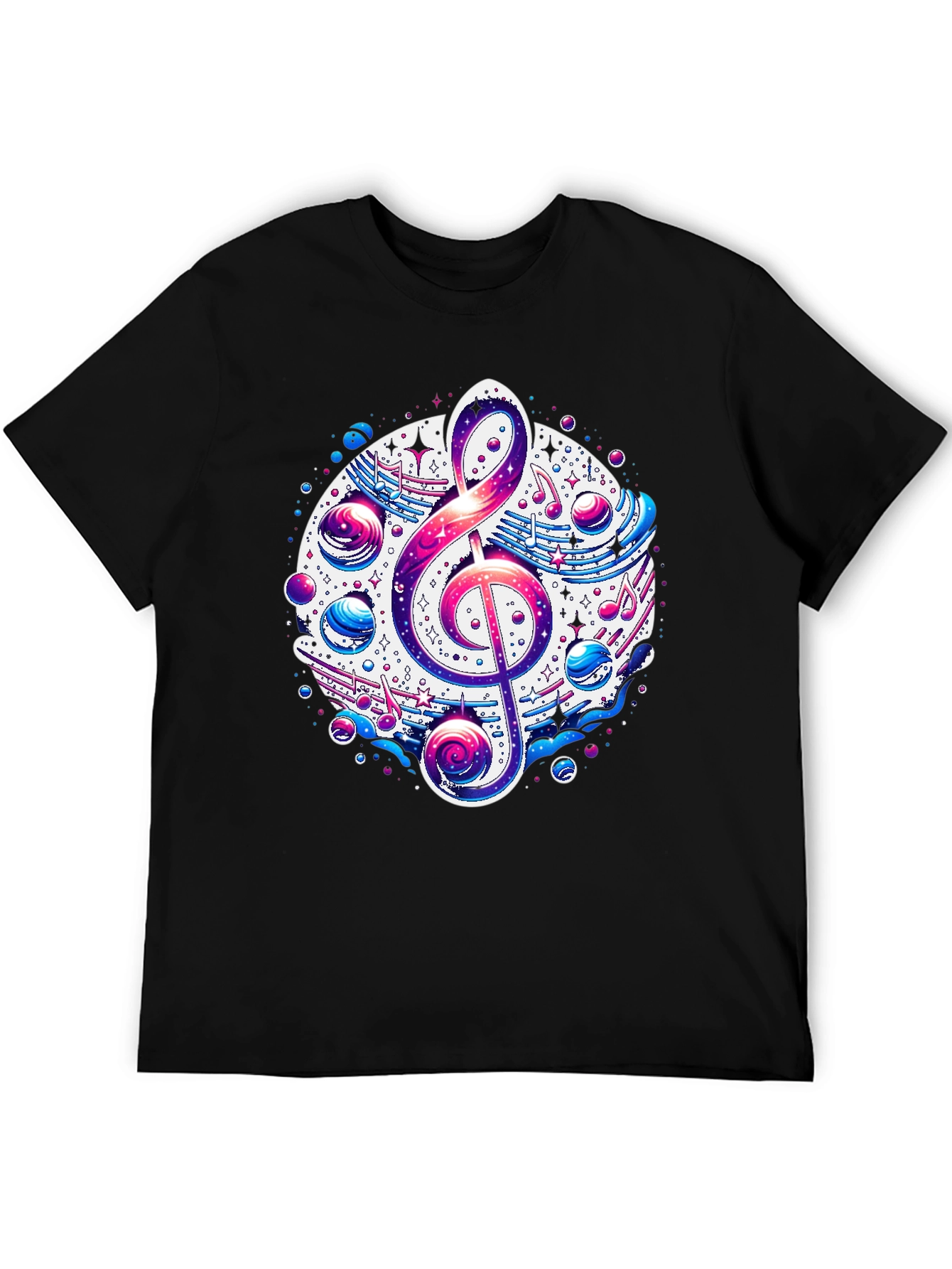 Treble Clef Graphic Tee - Music Lovers Shirt