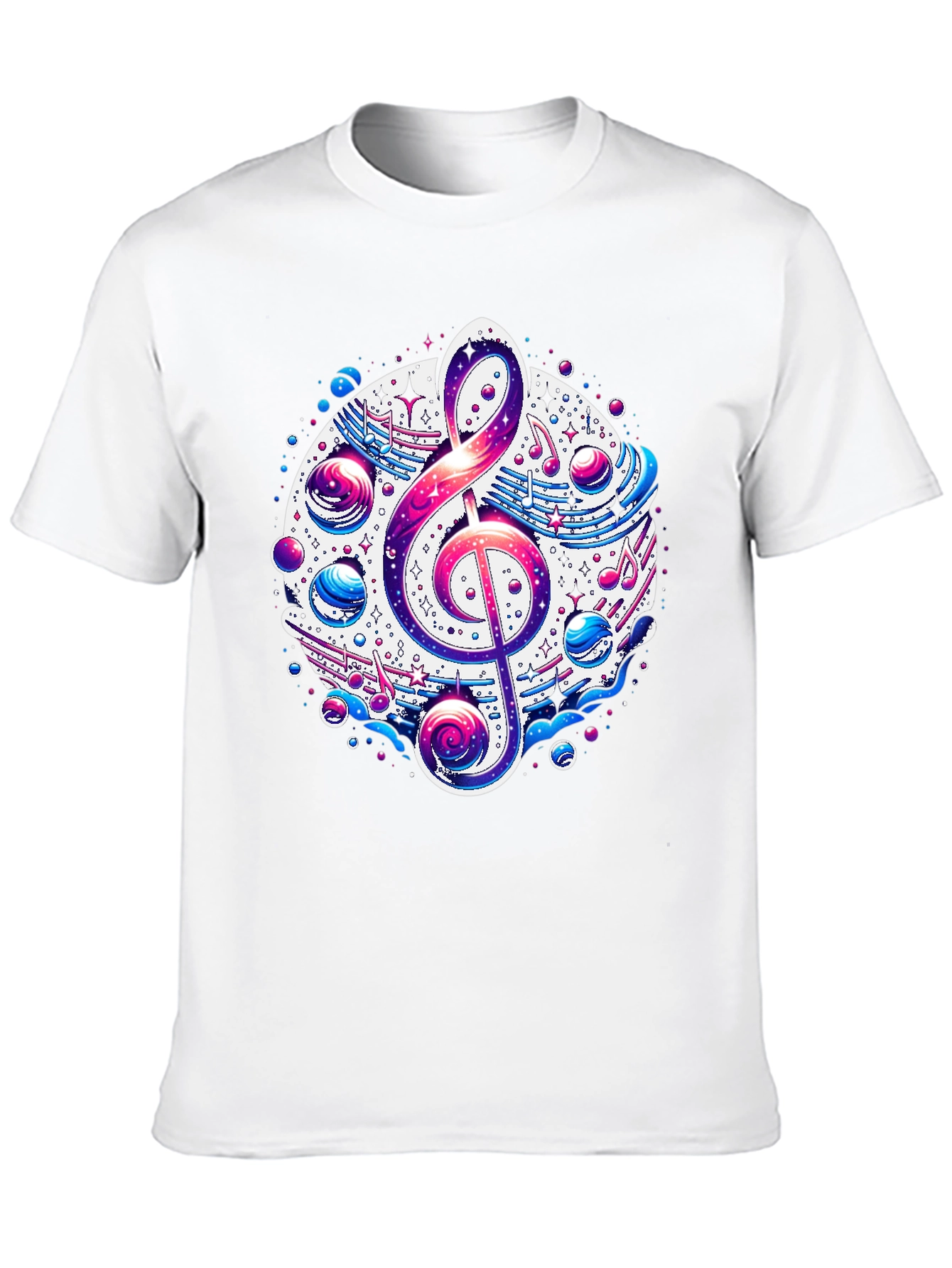 Treble Clef Graphic Tee - Music Lovers Shirt