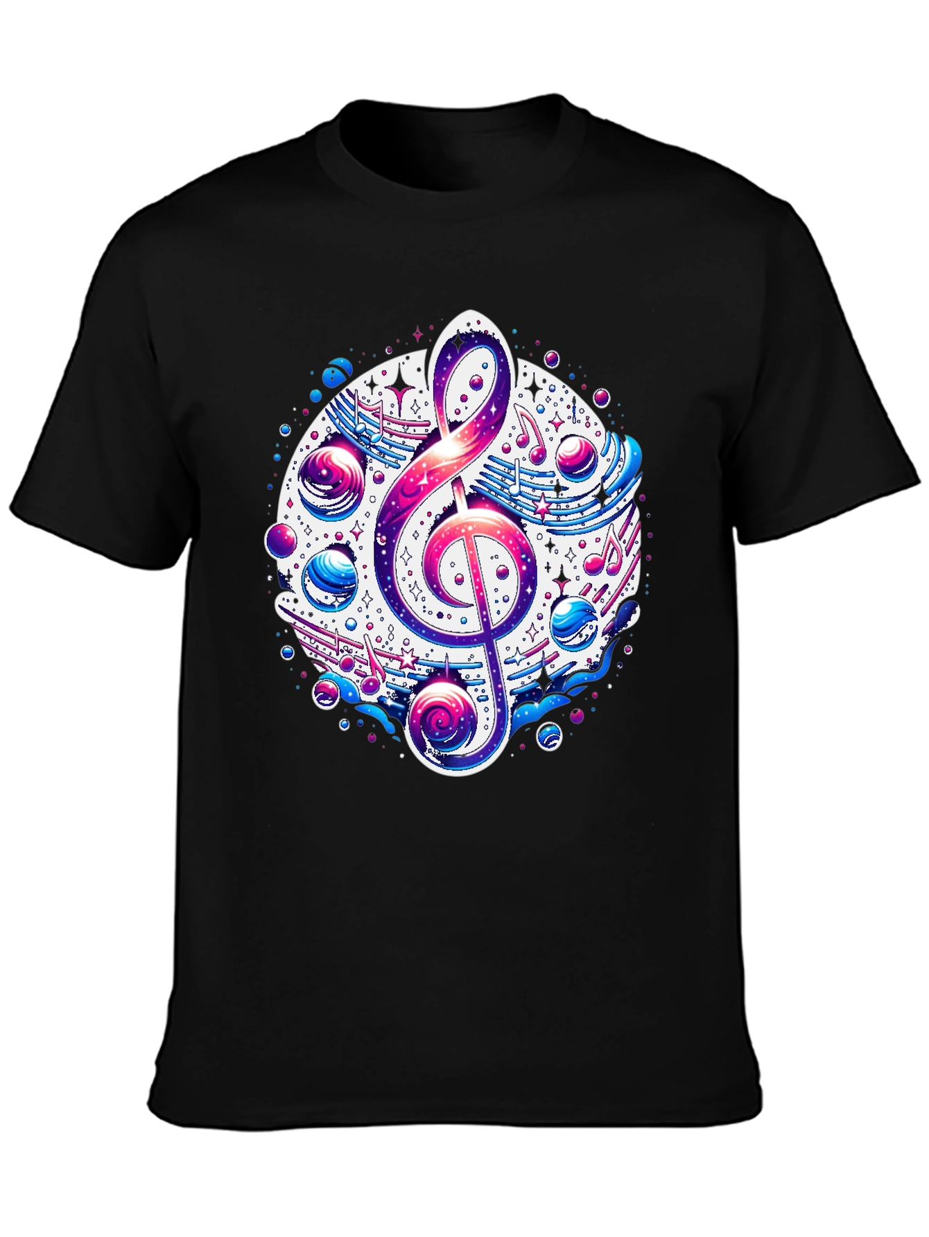 Treble Clef Graphic Tee - Music Lovers Shirt