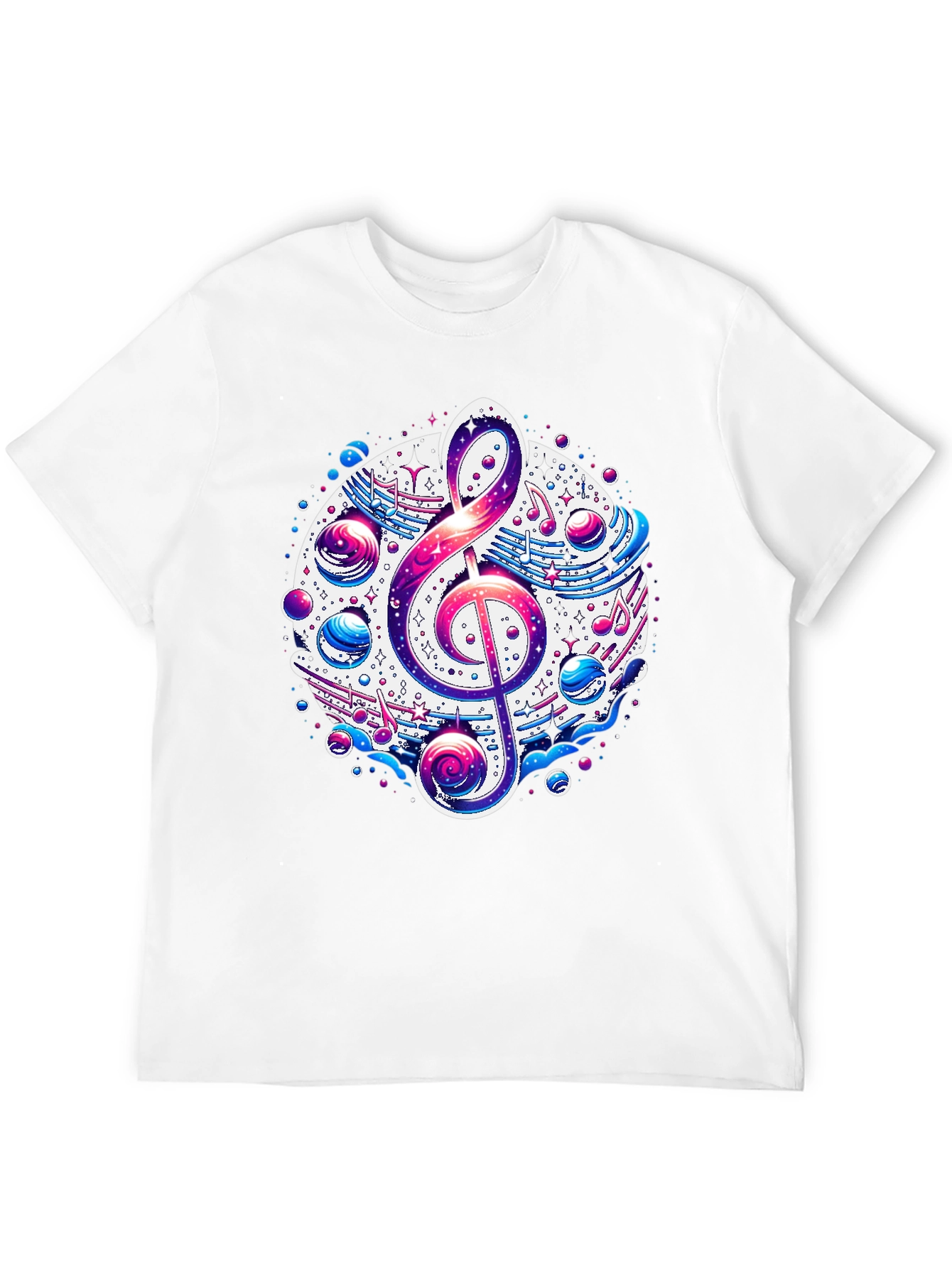 Treble Clef Graphic Tee - Music Lovers Shirt