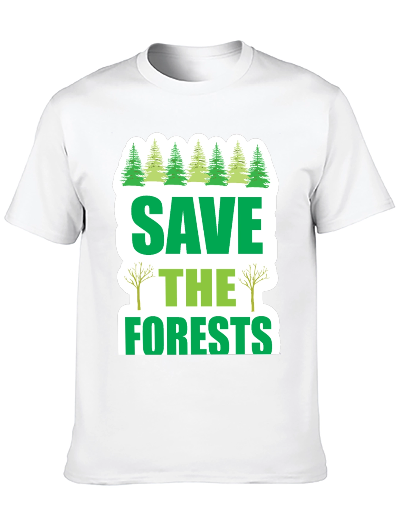 Save the Forests Graphic T-Shirt - Environmental Tee