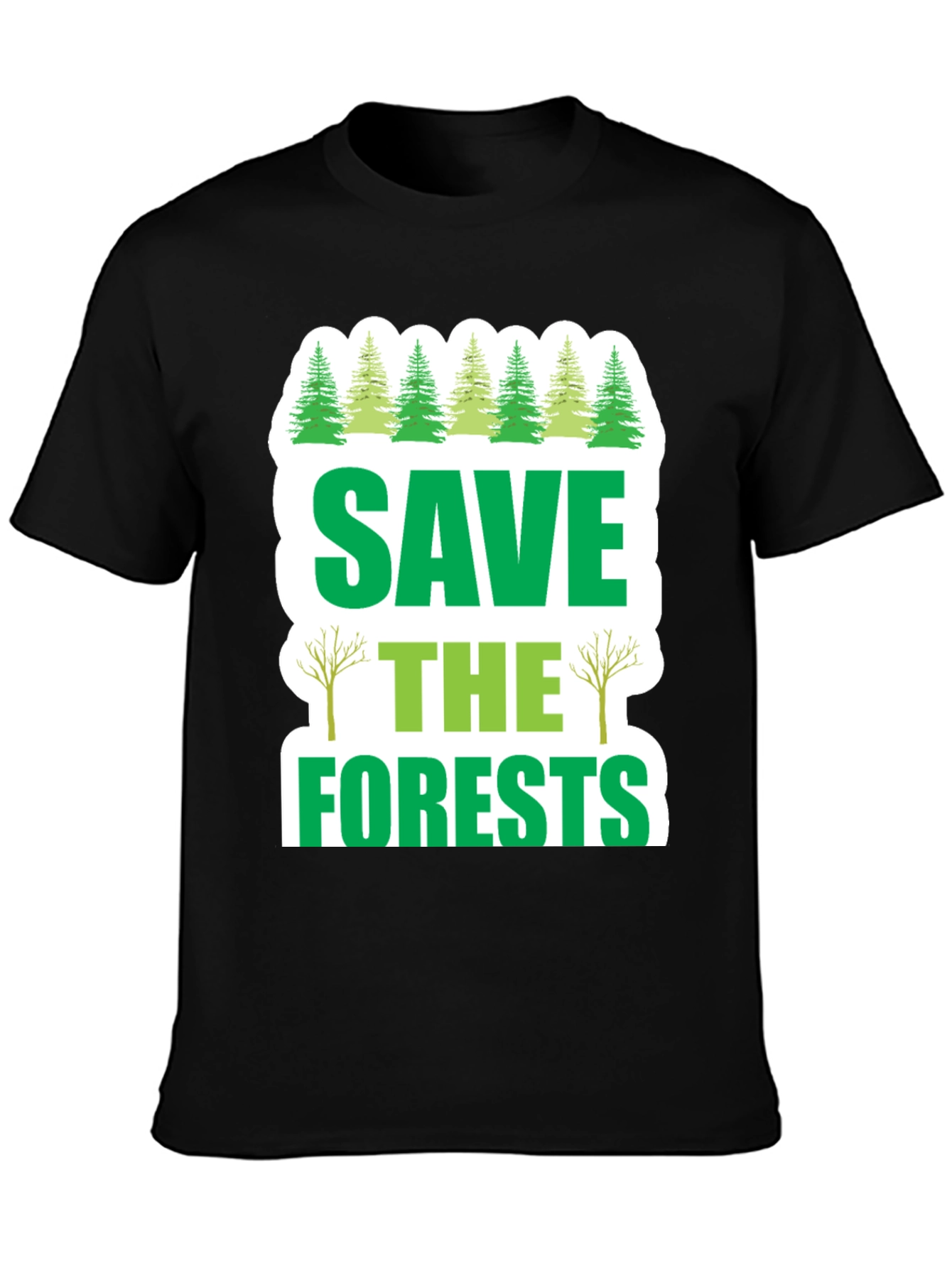 Save the Forests Graphic T-Shirt - Environmental Tee