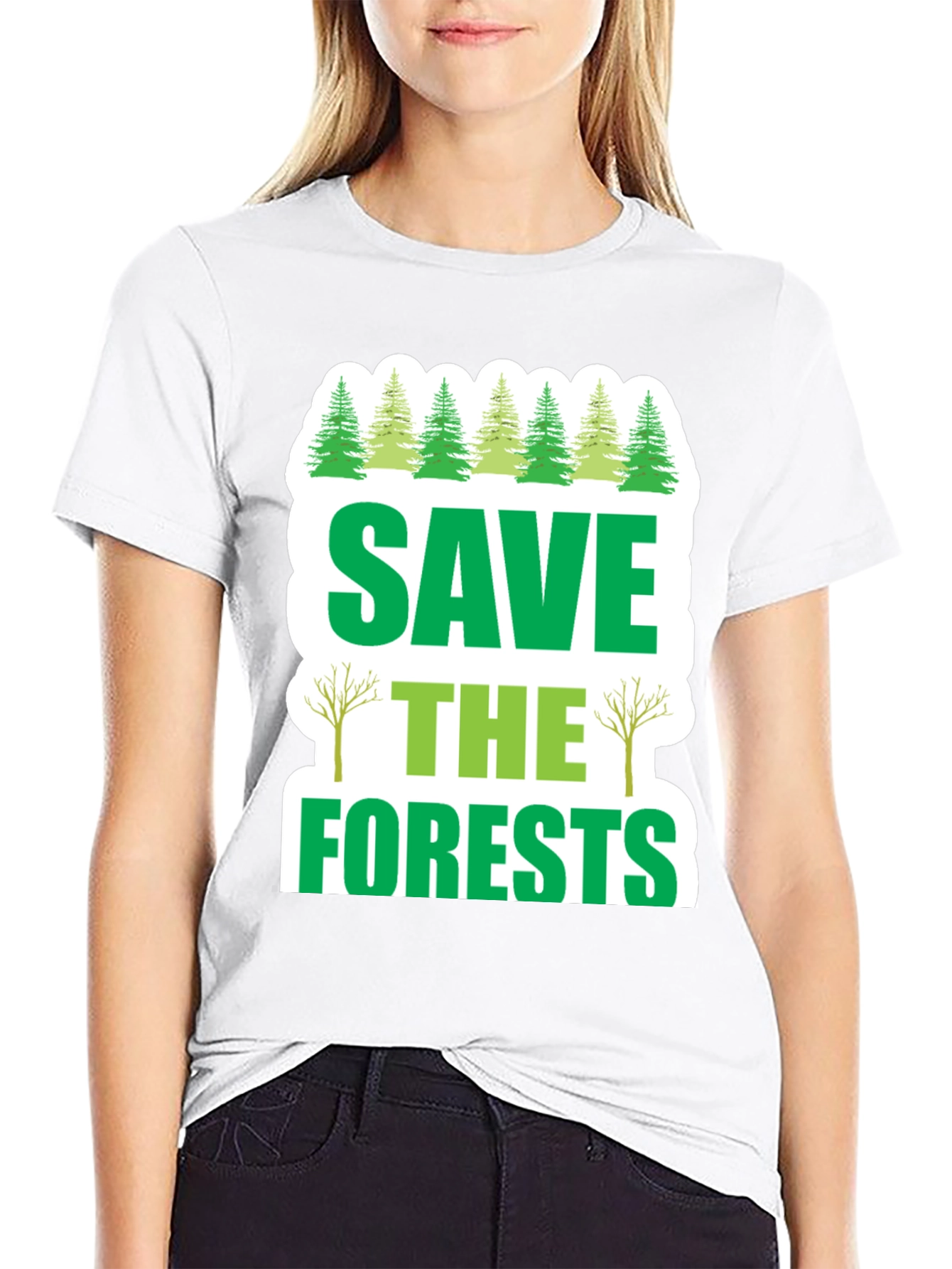Save the Forests Graphic T-Shirt - Environmental Tee