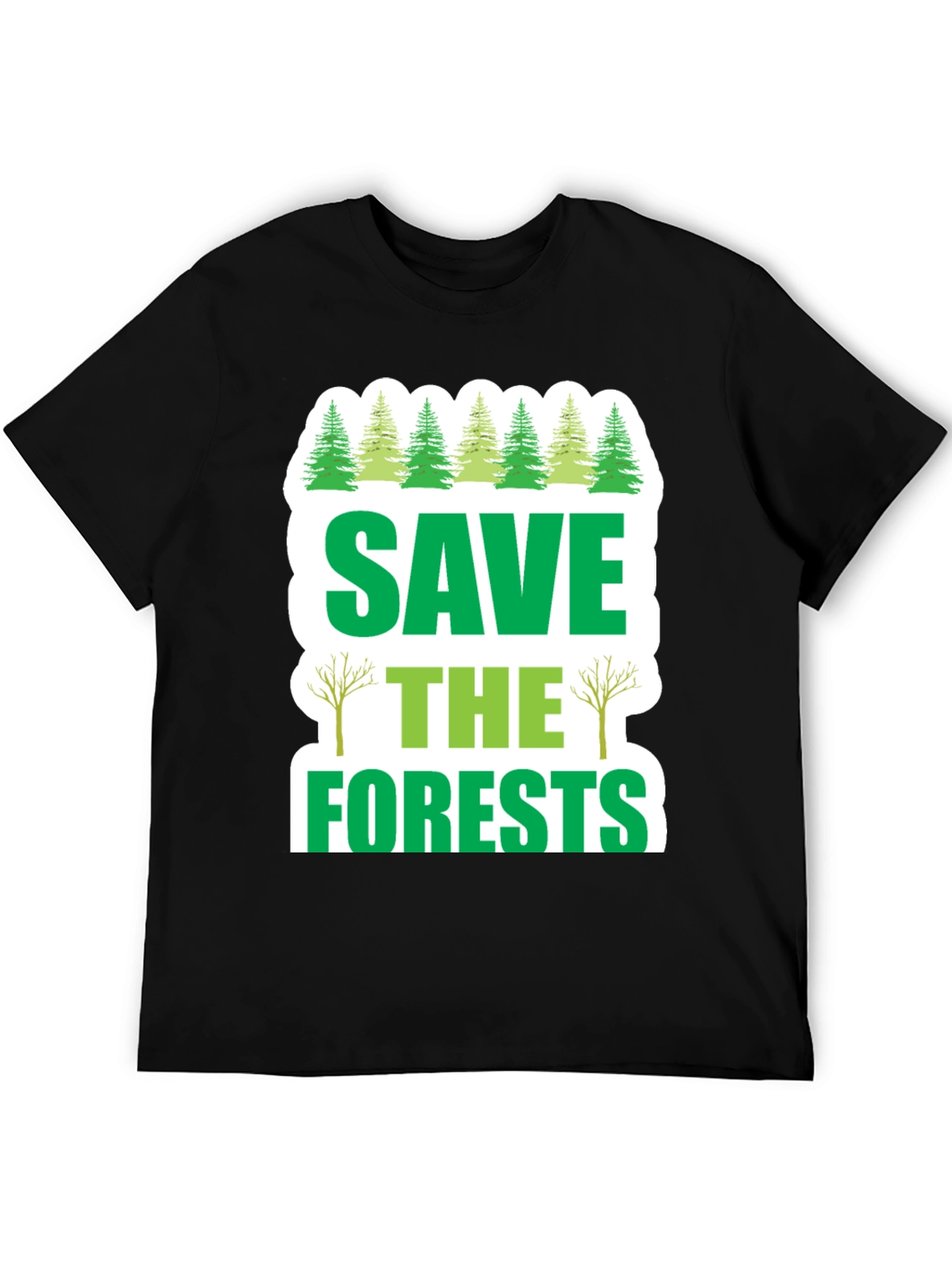 Save the Forests Graphic T-Shirt - Environmental Tee